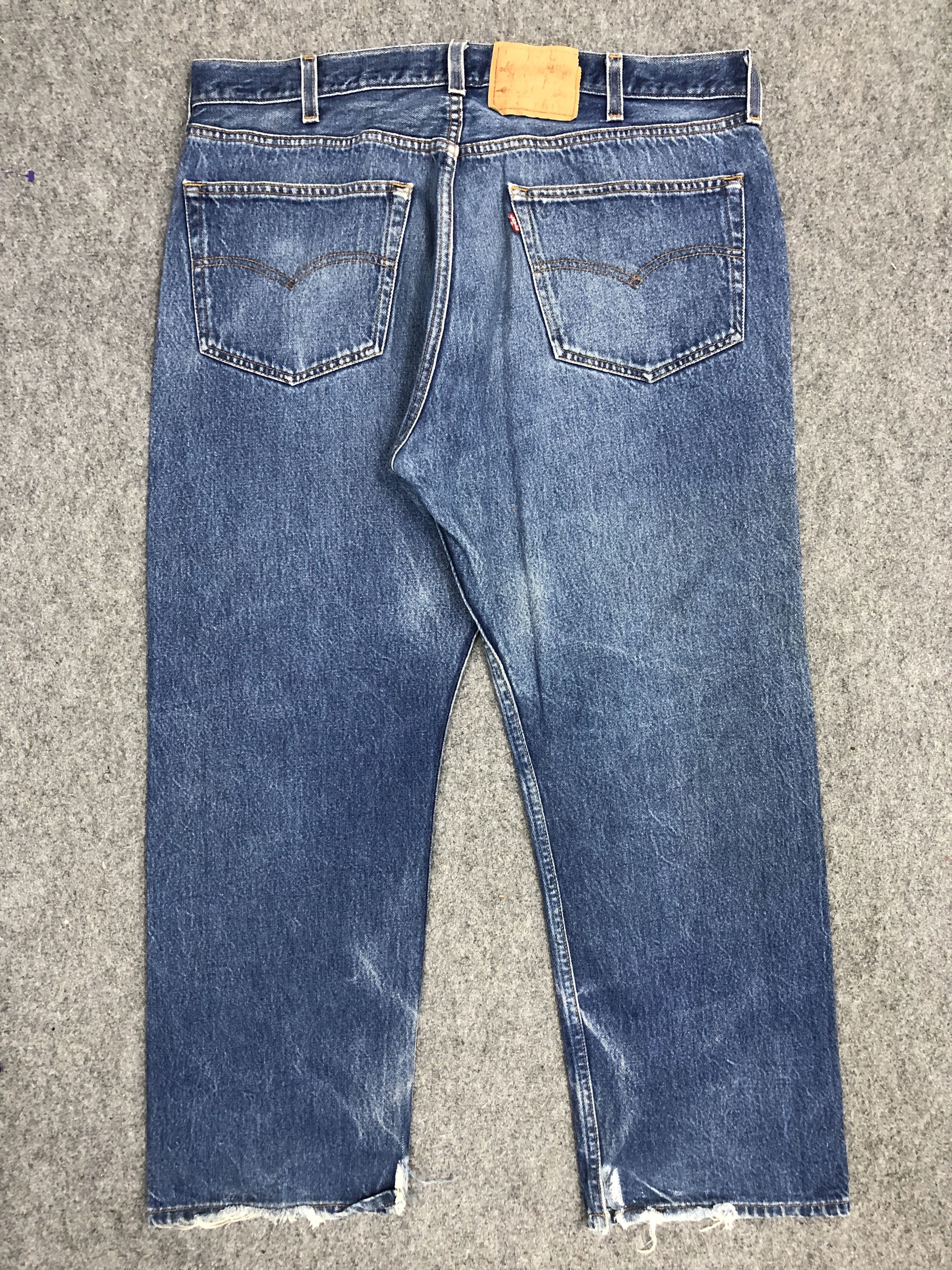 Levi's × Vintage Vintage Levis 501 Faded Blue Jeans DP1244 Size US 38 / EU 54 - 3 Thumbnail