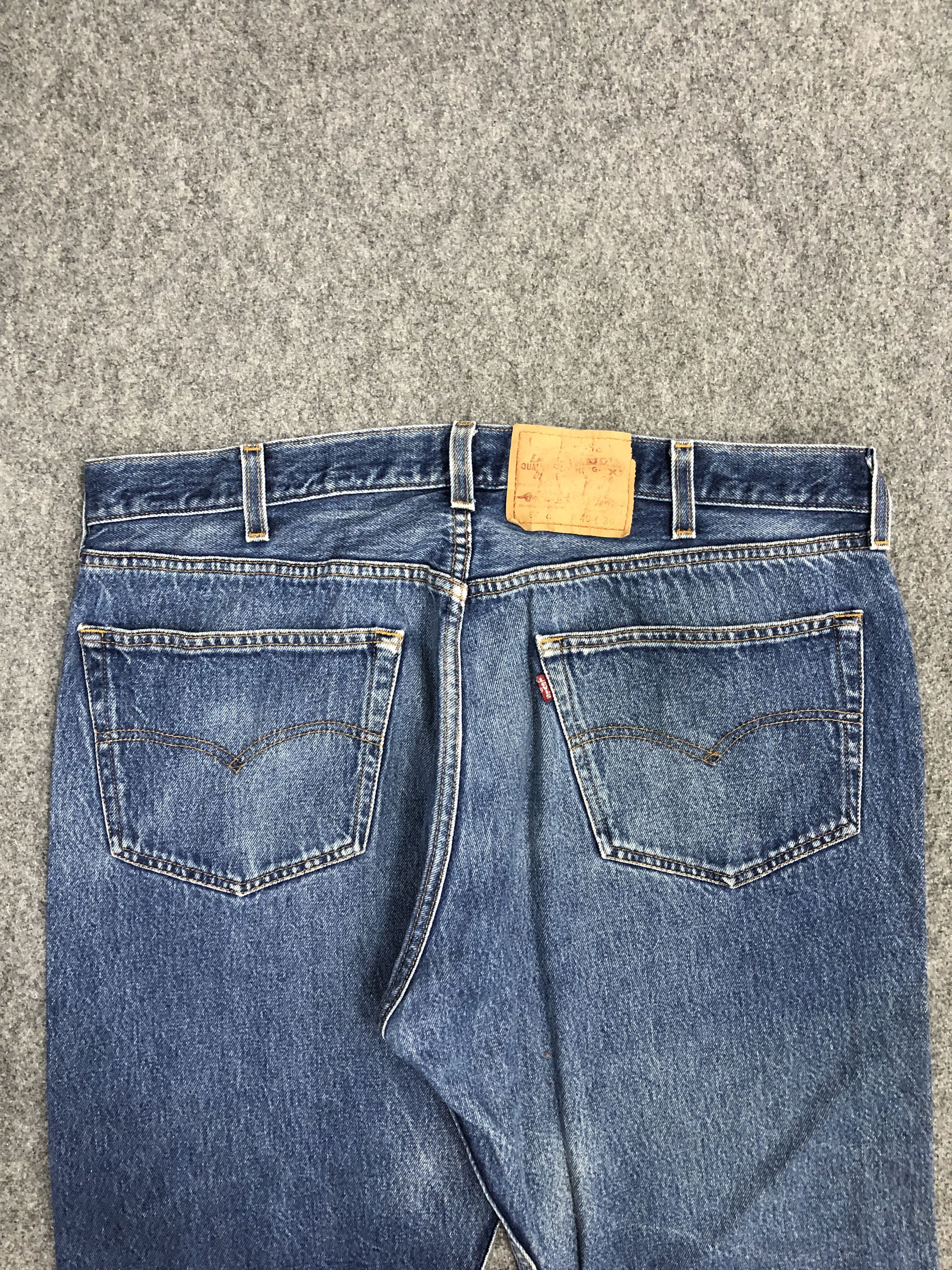 Levi's × Vintage Vintage Levis 501 Faded Blue Jeans DP1244 Size US 38 / EU 54 - 4 Thumbnail