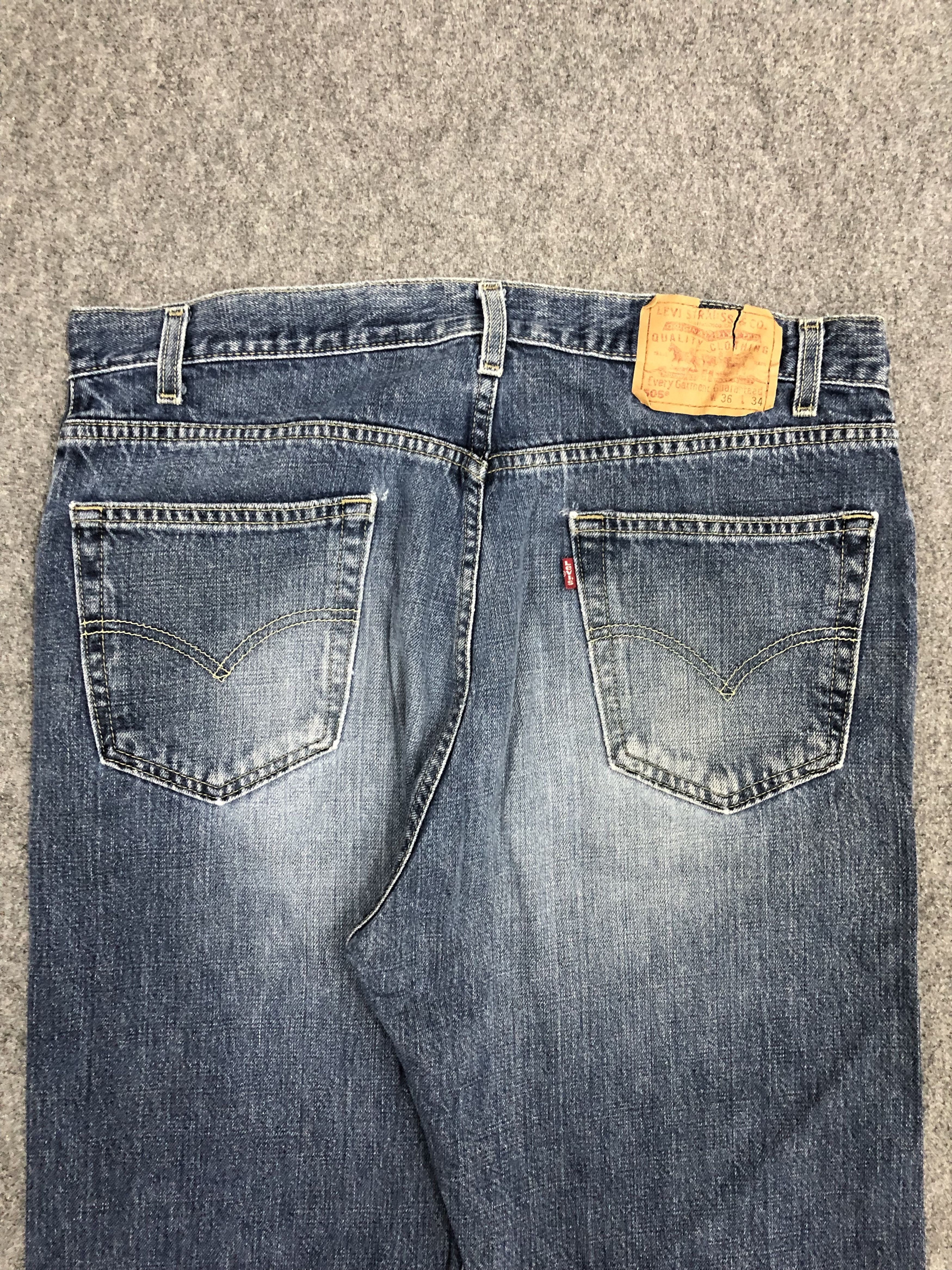 Levi's Vintage Levis 505 Faded Blue Jeans DP1245 Size US 36 / EU 52 - 4 Thumbnail