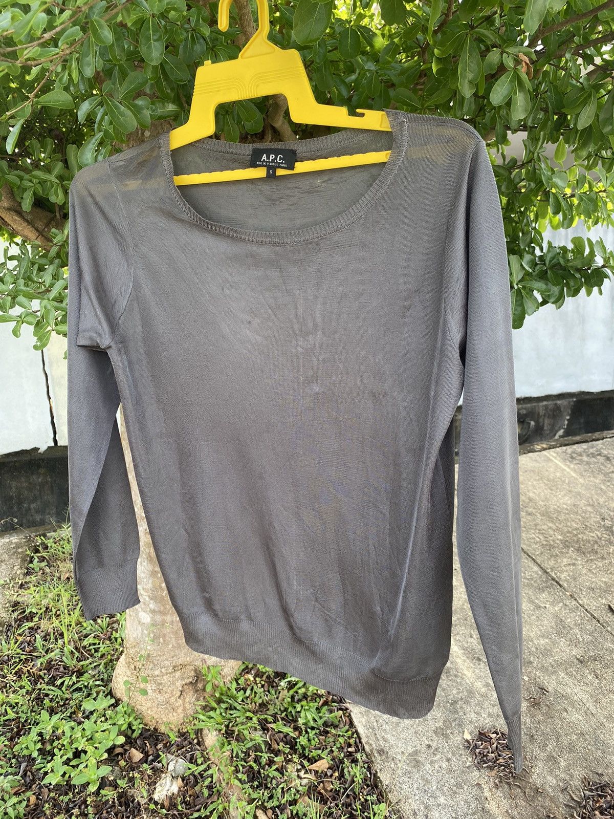 A.P.C. × Japanese Brand × Vintage Vintage A.P.C Long Sleeve Size S / US 4 / IT 40 - 3 Thumbnail