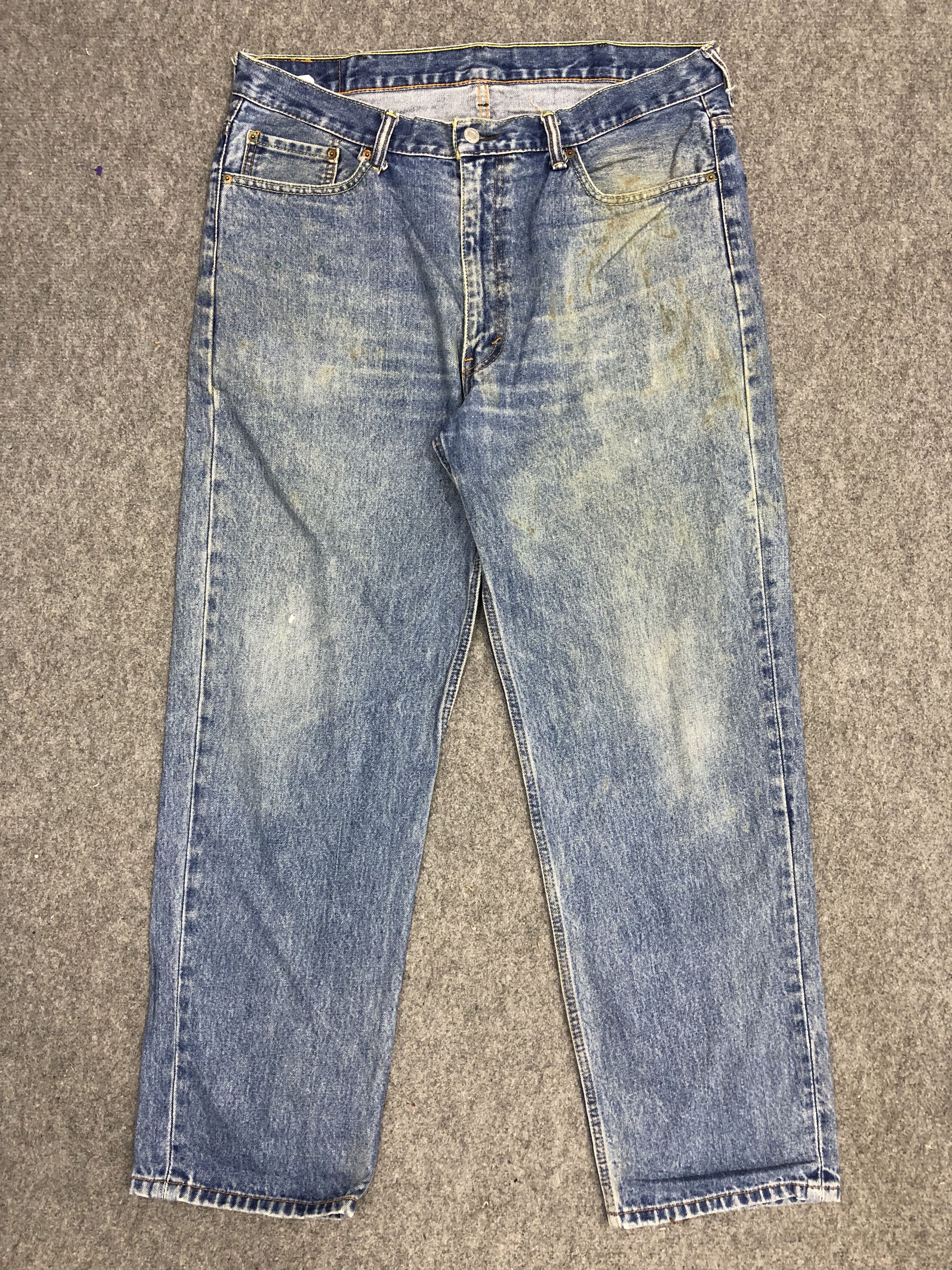 Levi's × Vintage Vintage Levis 550 Faded Blue Jeans Size US 38 / EU 54 - 1 Thumbnail
