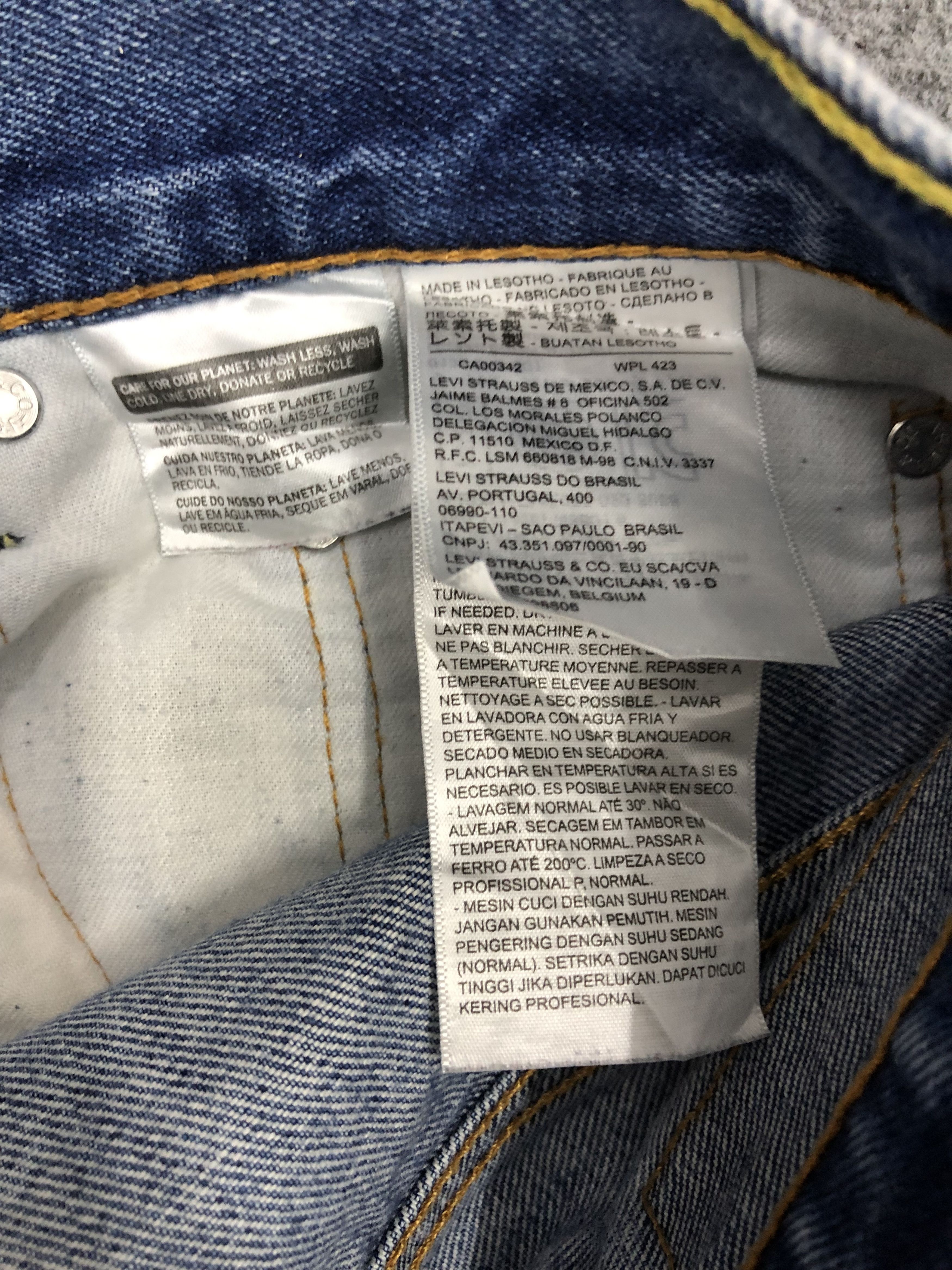 Levi's × Vintage Vintage Levis 550 Faded Blue Jeans Size US 38 / EU 54 - 6 Thumbnail