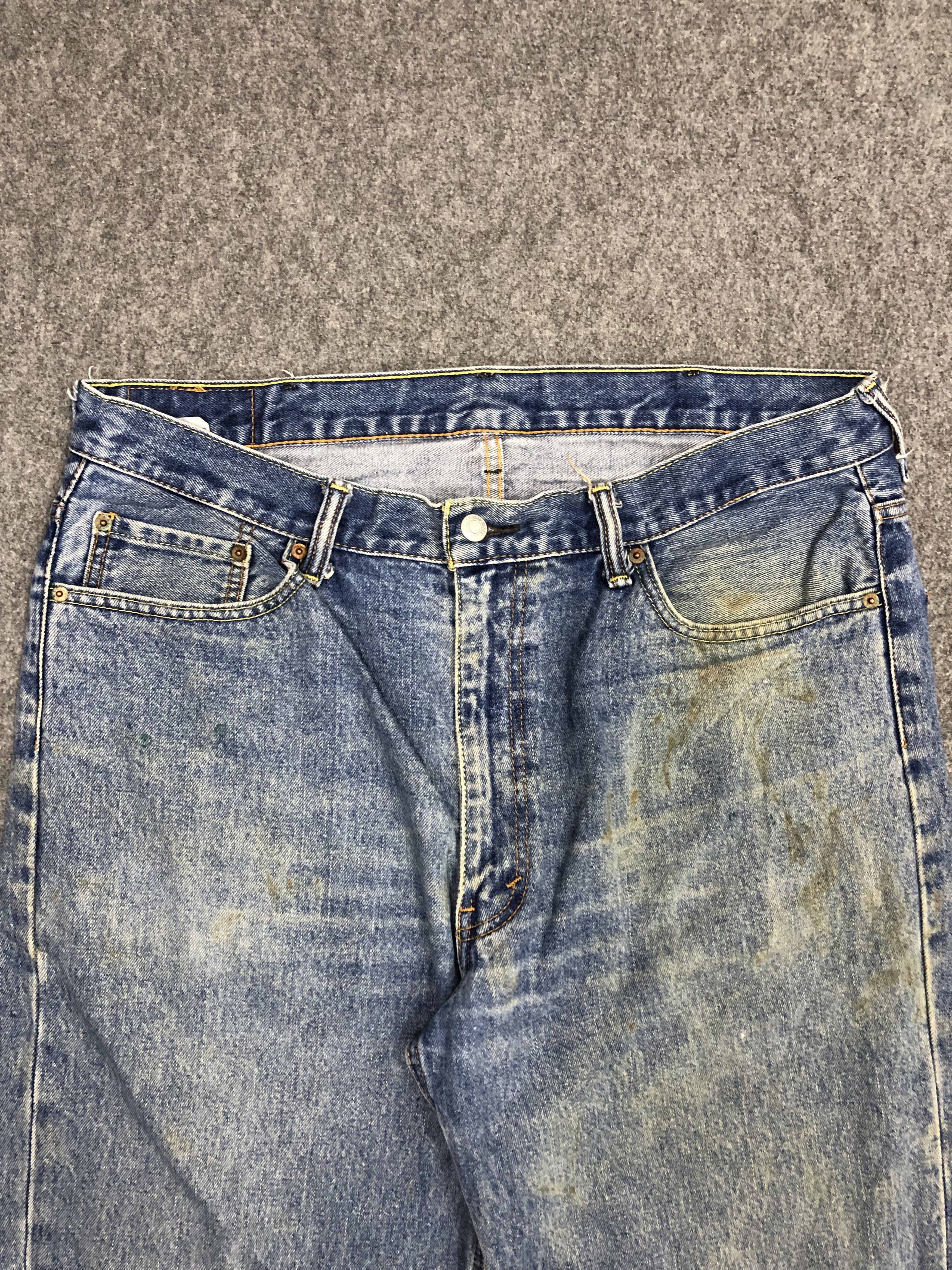 Levi's × Vintage Vintage Levis 550 Faded Blue Jeans Size US 38 / EU 54 - 2 Thumbnail