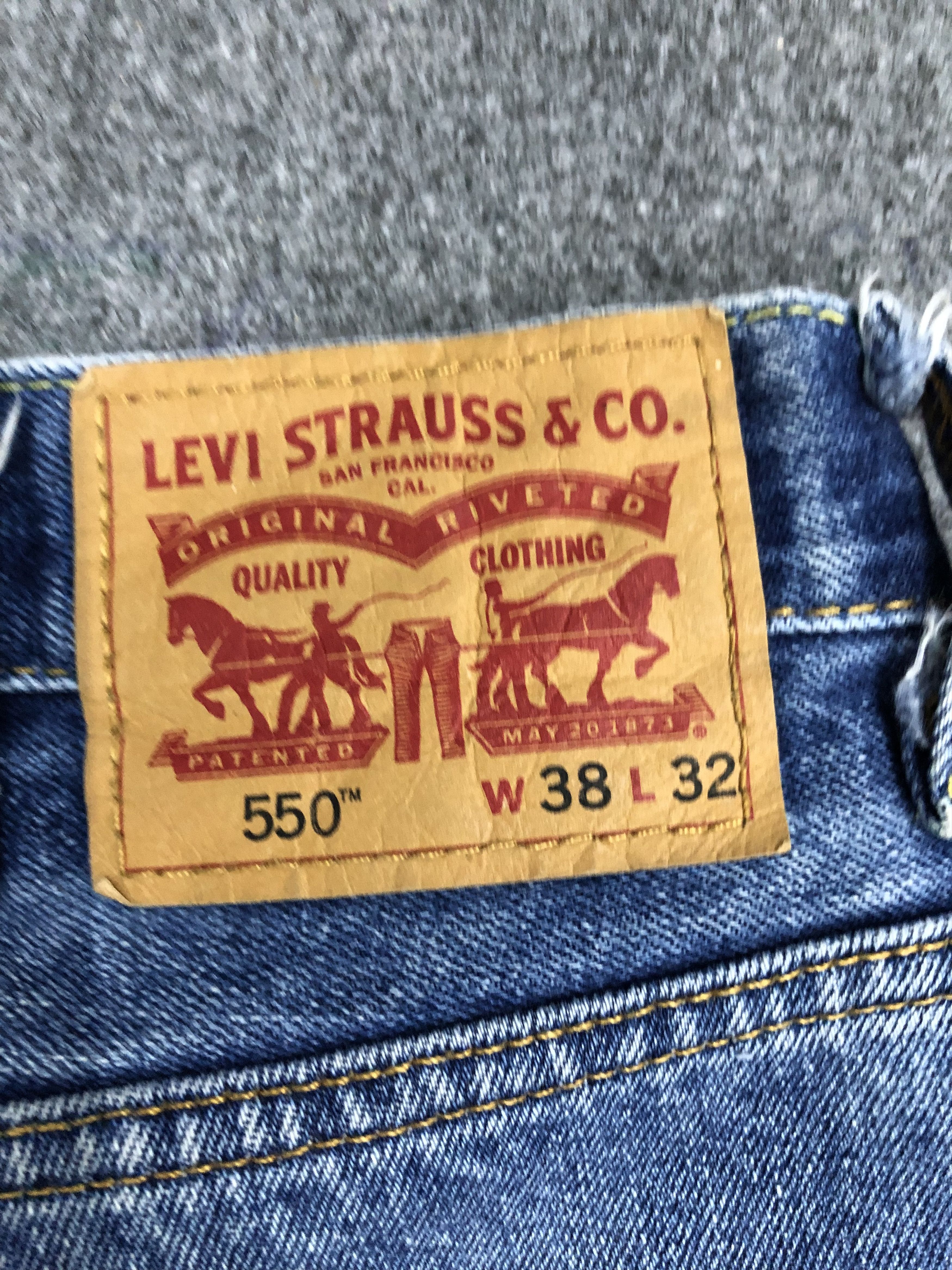 Levi's × Vintage Vintage Levis 550 Faded Blue Jeans Size US 38 / EU 54 - 5 Thumbnail