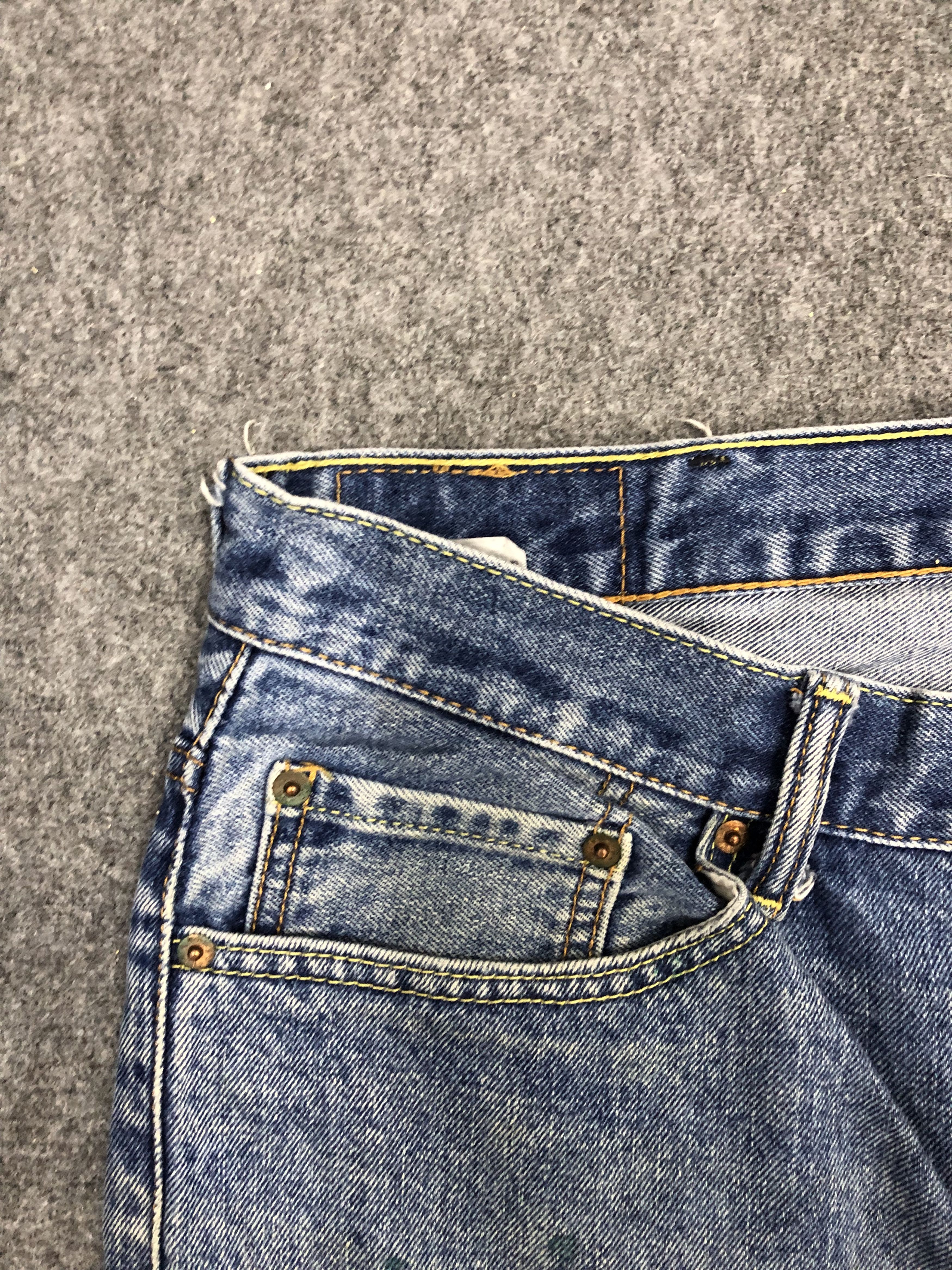 Levi's × Vintage Vintage Levis 550 Faded Blue Jeans Size US 38 / EU 54 - 9 Thumbnail