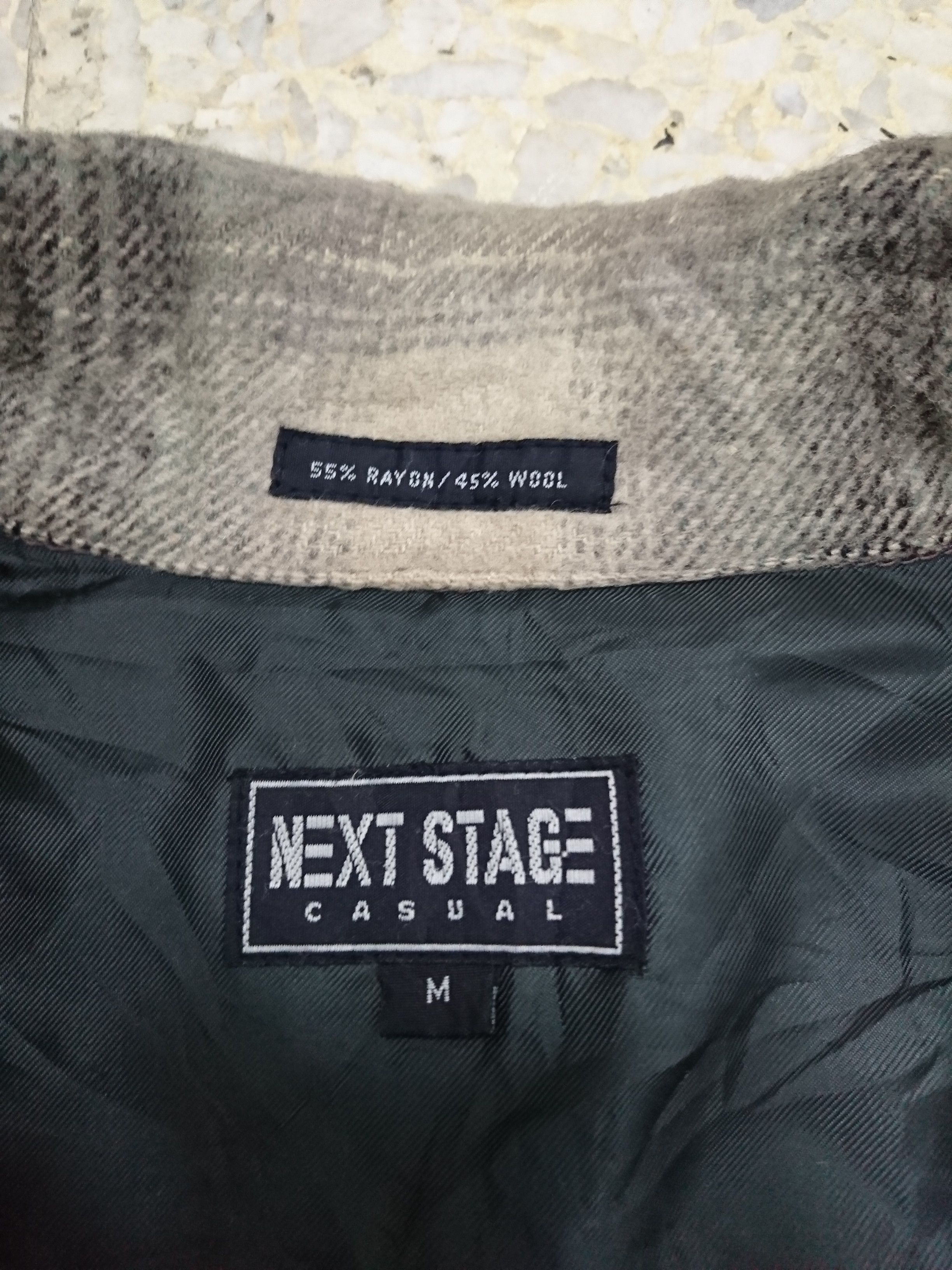 Japanese Brand × Vintage rare Next Stage Casual rayon wool Size US M / EU 48-50 / 2 - 3 Thumbnail