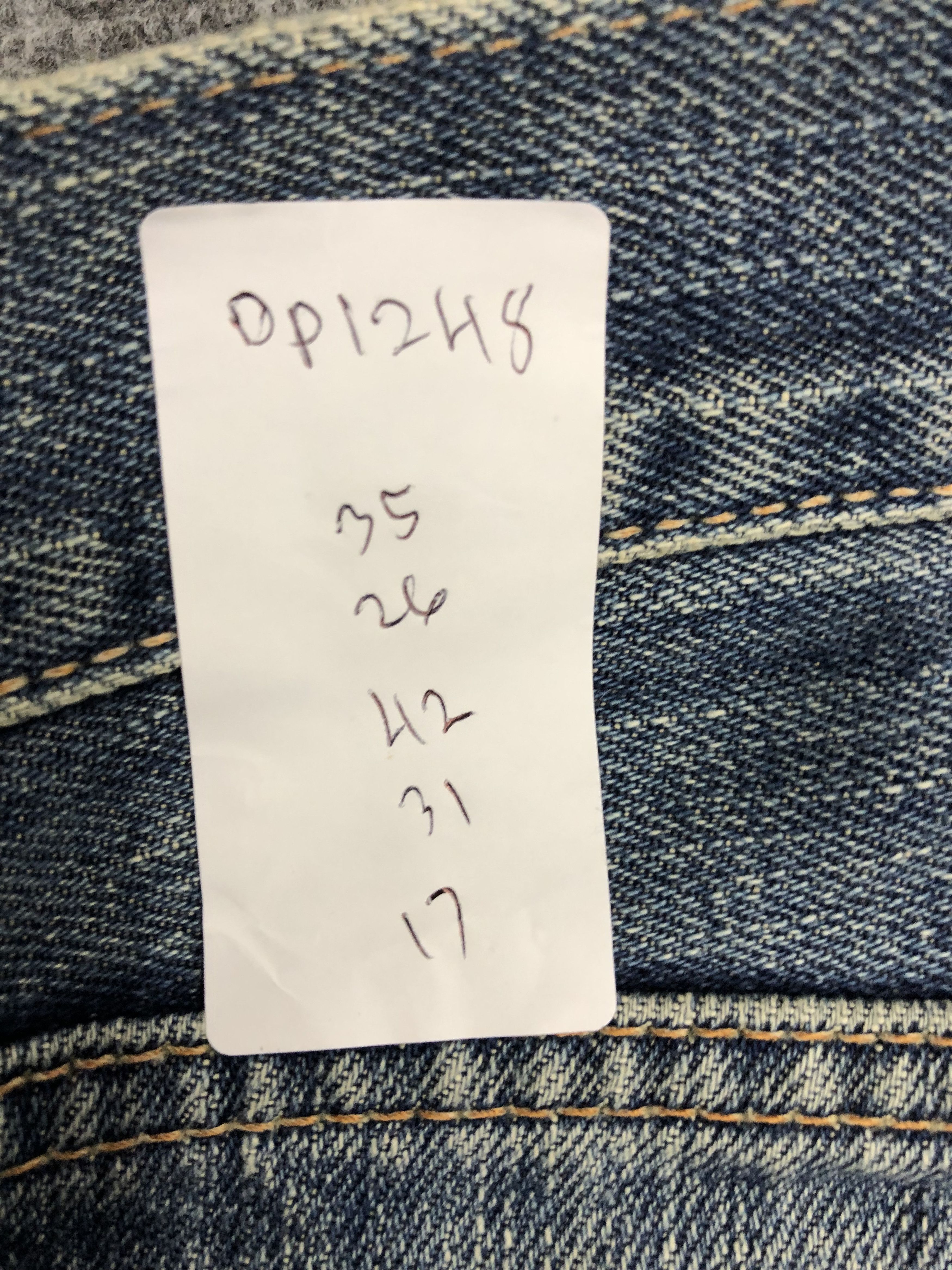 Edwin × Vintage Vintage Distressed Edwin Faded Blue Jeans Size US 35 - 12 Thumbnail