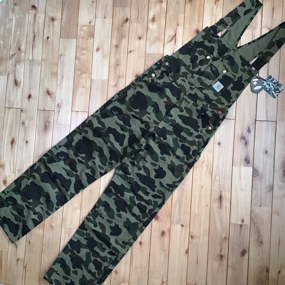 Bape BAPE × carhartt Overall 1st camo green ape ☆size M | Grailed