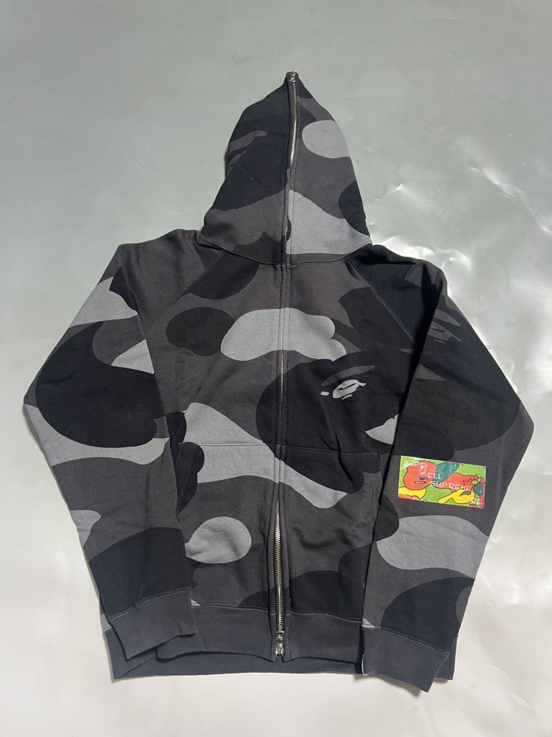 Bape Zoom 1st Camo Full Zip Hoodie | Grailed