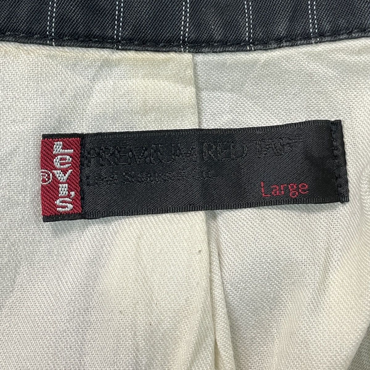 Levi's Made & Crafted Levi's Premium Red Tab Stripes Blazer Size 42R - 14 Thumbnail