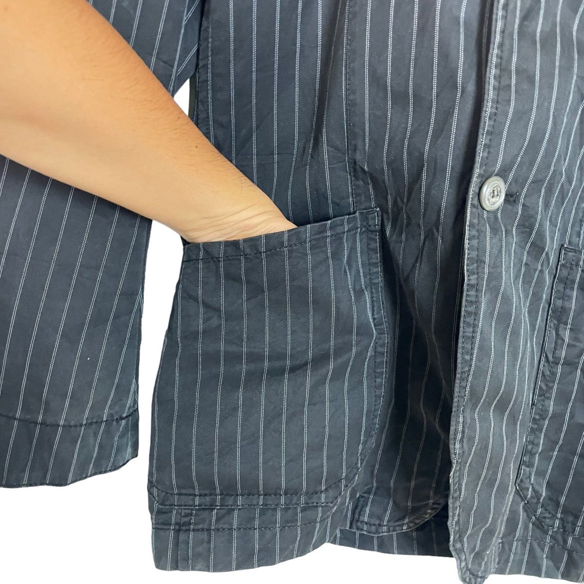 Levi's Made & Crafted Levi's Premium Red Tab Stripes Blazer Size 42R - 8 Thumbnail