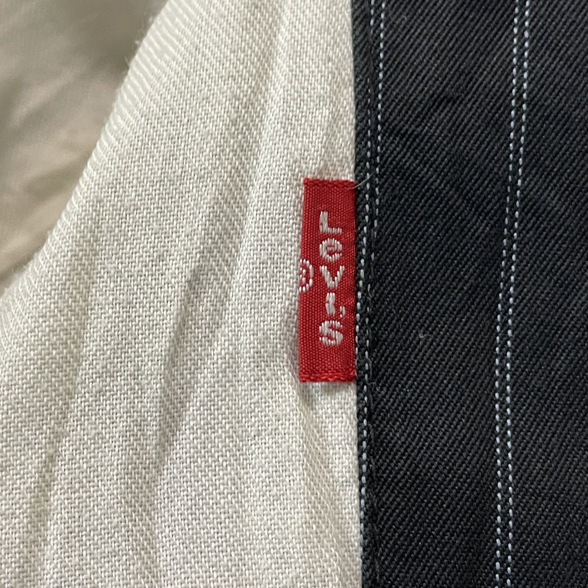 Levi's Made & Crafted Levi's Premium Red Tab Stripes Blazer Size 42R - 15 Thumbnail