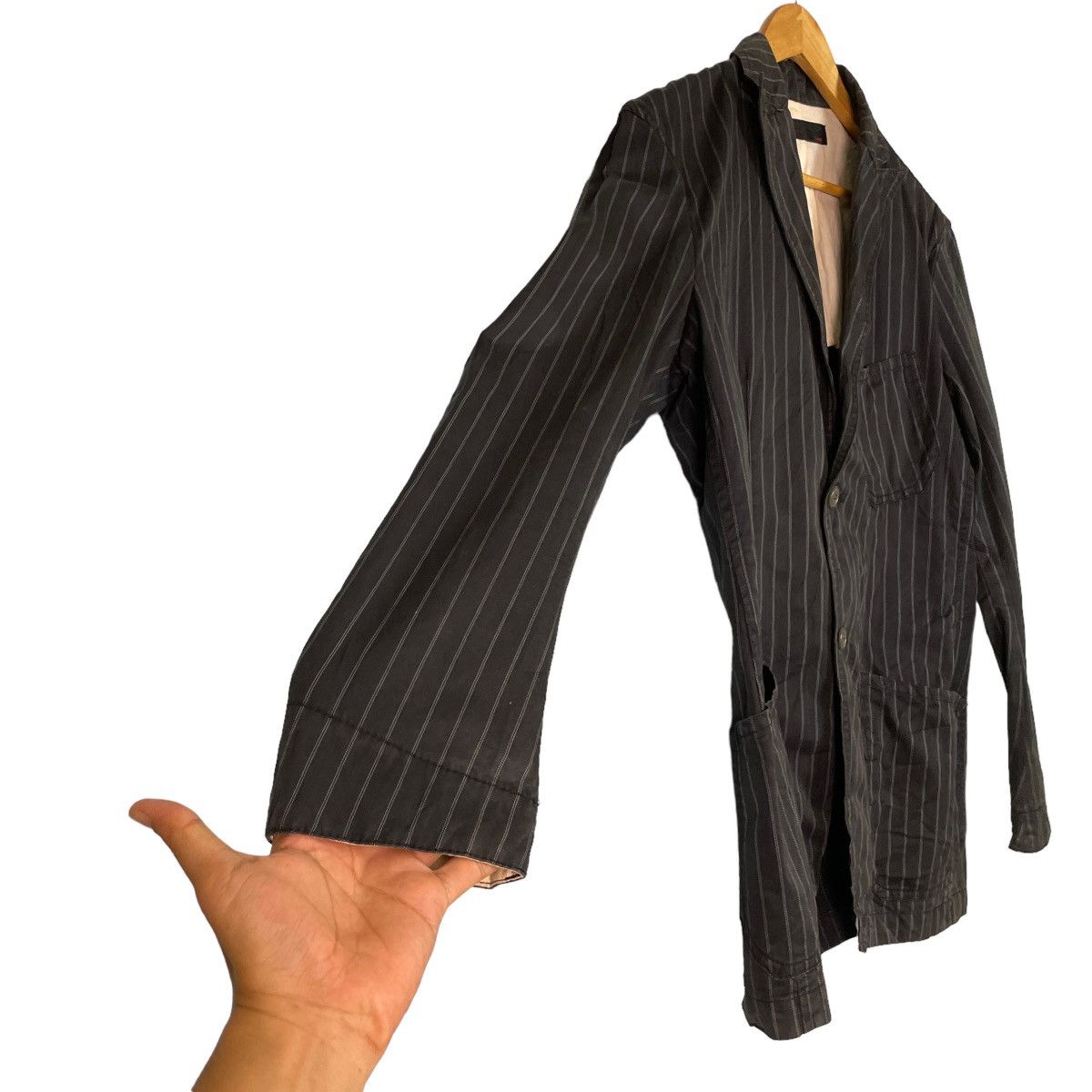 Levi's Made & Crafted Levi's Premium Red Tab Stripes Blazer Size 42R - 7 Thumbnail