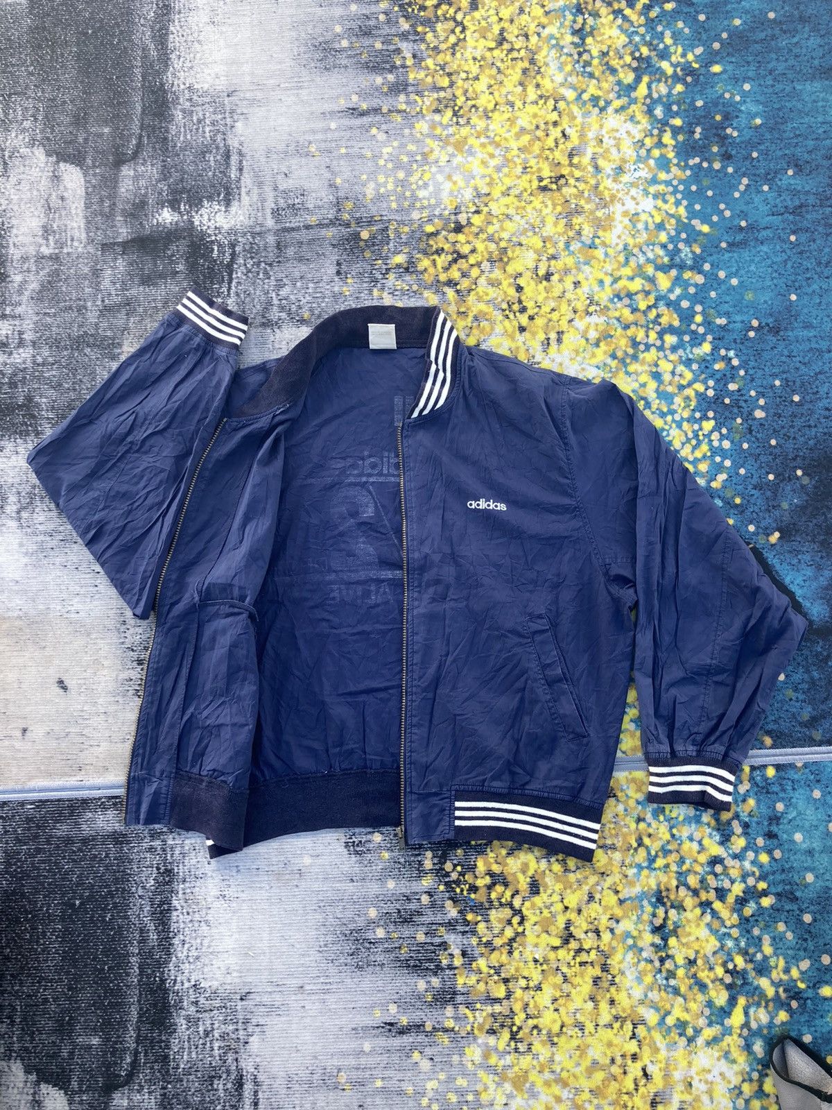 Adidas × Vintage Vintage Adidas Bomber Style Jacket Size US XL / EU 56 / 4 - 3 Thumbnail
