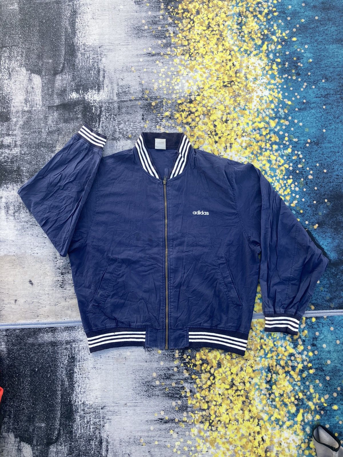 Adidas × Vintage Vintage Adidas Bomber Style Jacket Size US XL / EU 56 / 4 - 2 Thumbnail