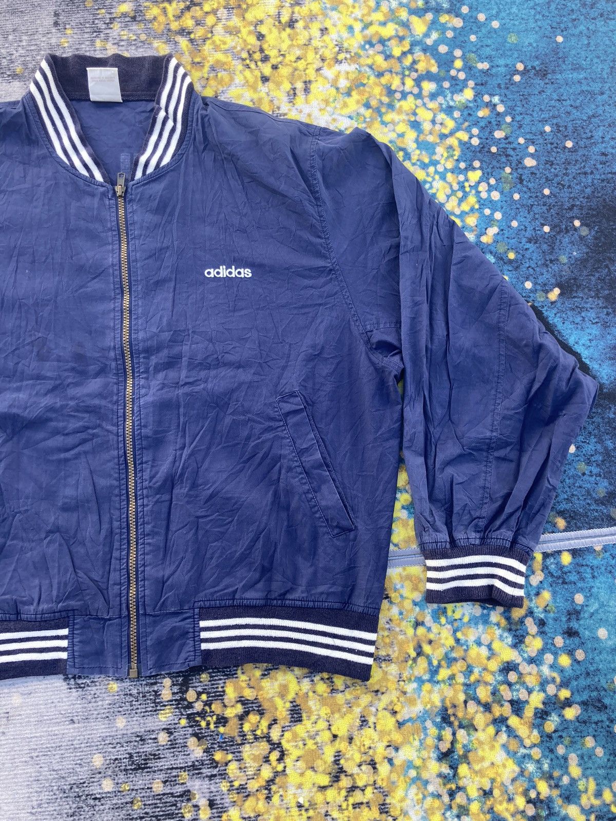 Adidas × Vintage Vintage Adidas Bomber Style Jacket Size US XL / EU 56 / 4 - 4 Thumbnail