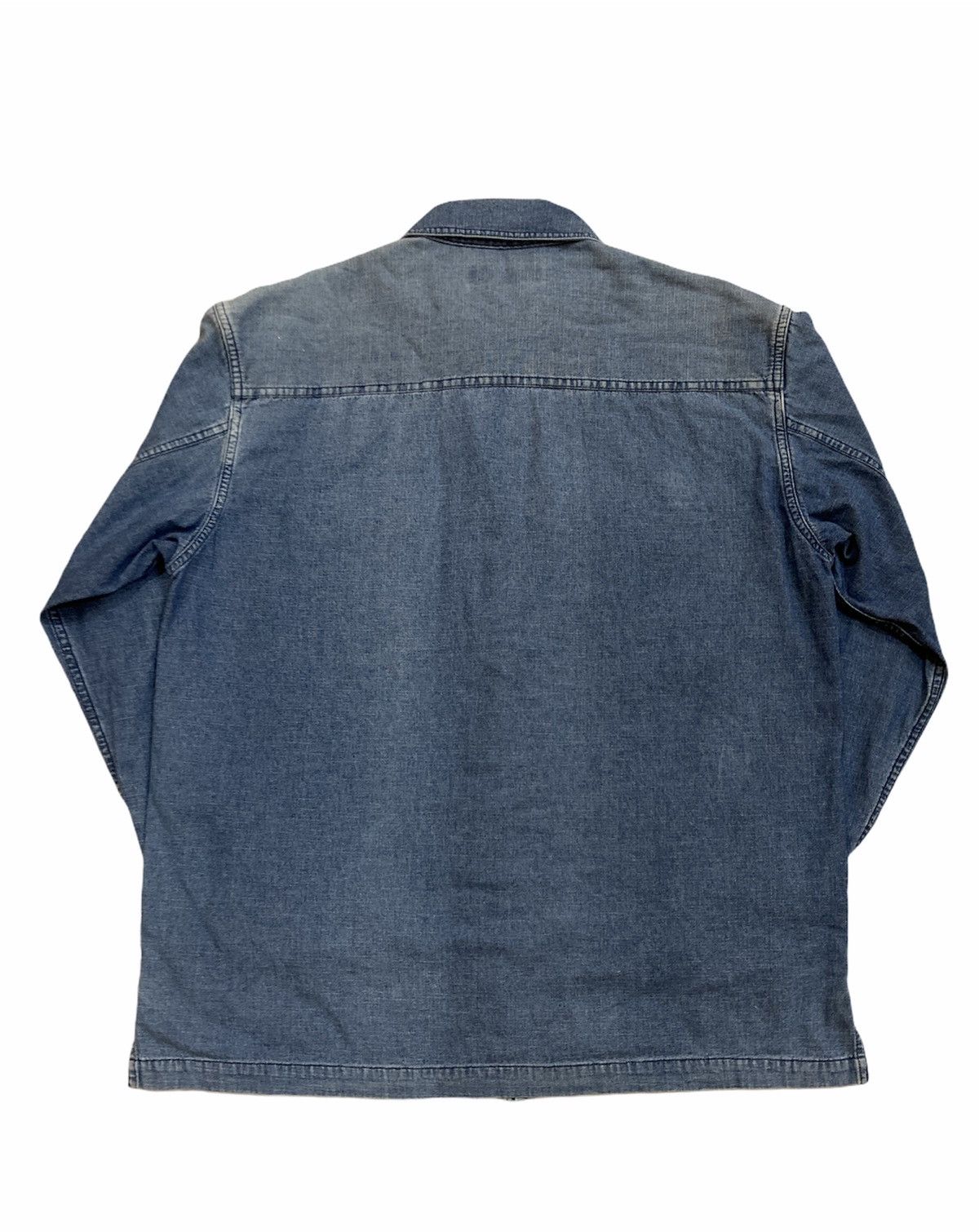 Japanese Brand × Kansai Yamamoto KANSAI YAMAMOTO DENIM WORKER ZIPPER JACKET Size US L / EU 52-54 / 3 - 2 Thumbnail