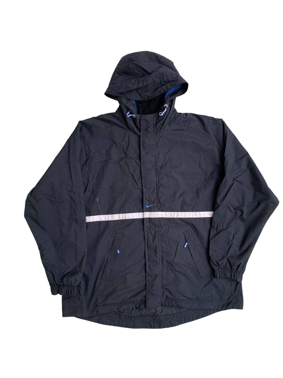 Nike Vintage Nike Mini Center Swoosh Water Resistant Jacket Size US L / EU 52-54 / 3 - 1 Thumbnail