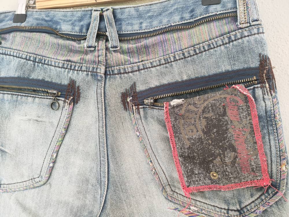 Japanese Brand Distressed denim Size US 34 / EU 50 - 6 Thumbnail
