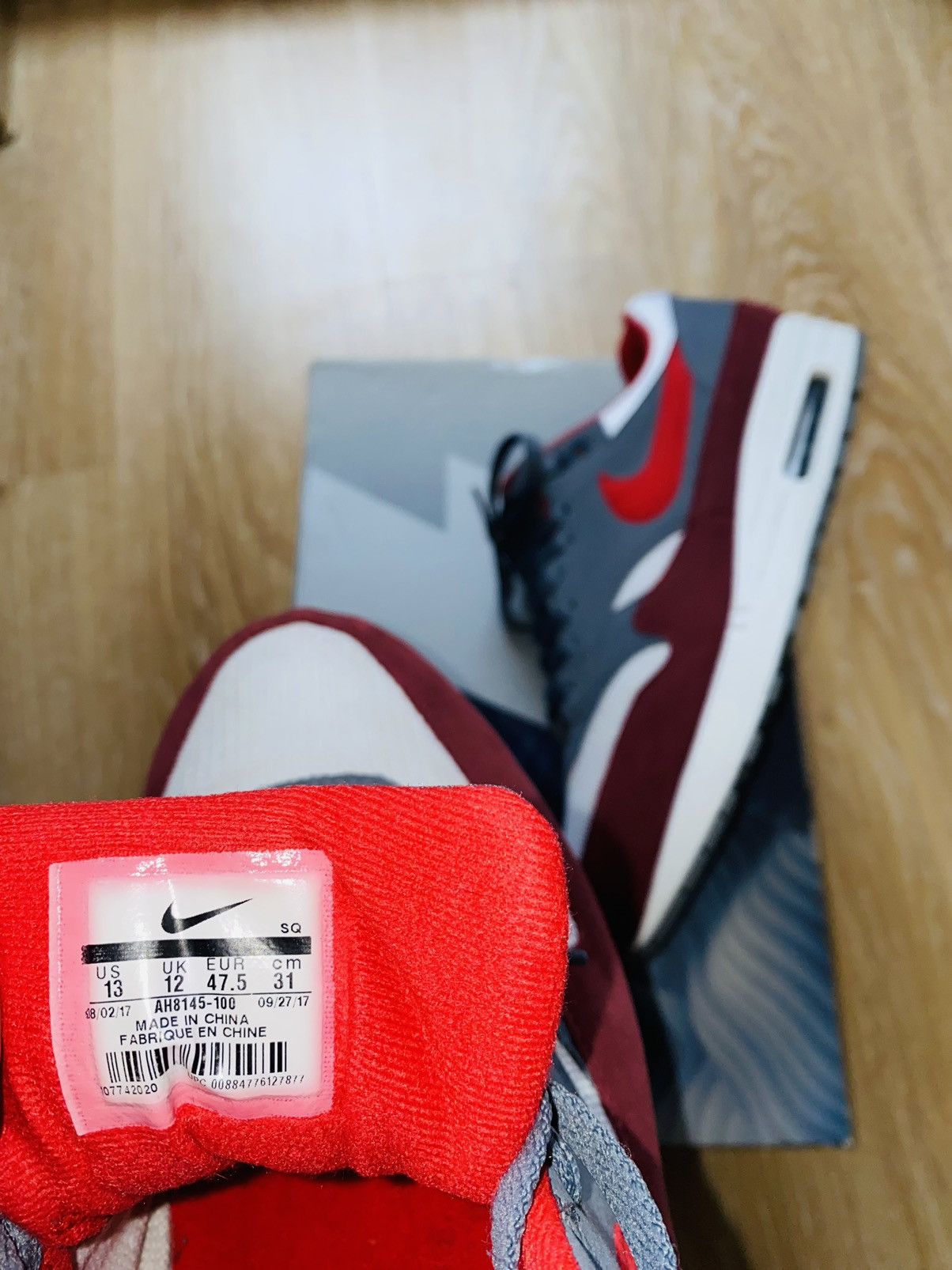 Nike × Parra × Patta NikeLab Air Max1 ACG Atmos Concepts Tn Clot Size US 13 / EU 46 - 6 Thumbnail