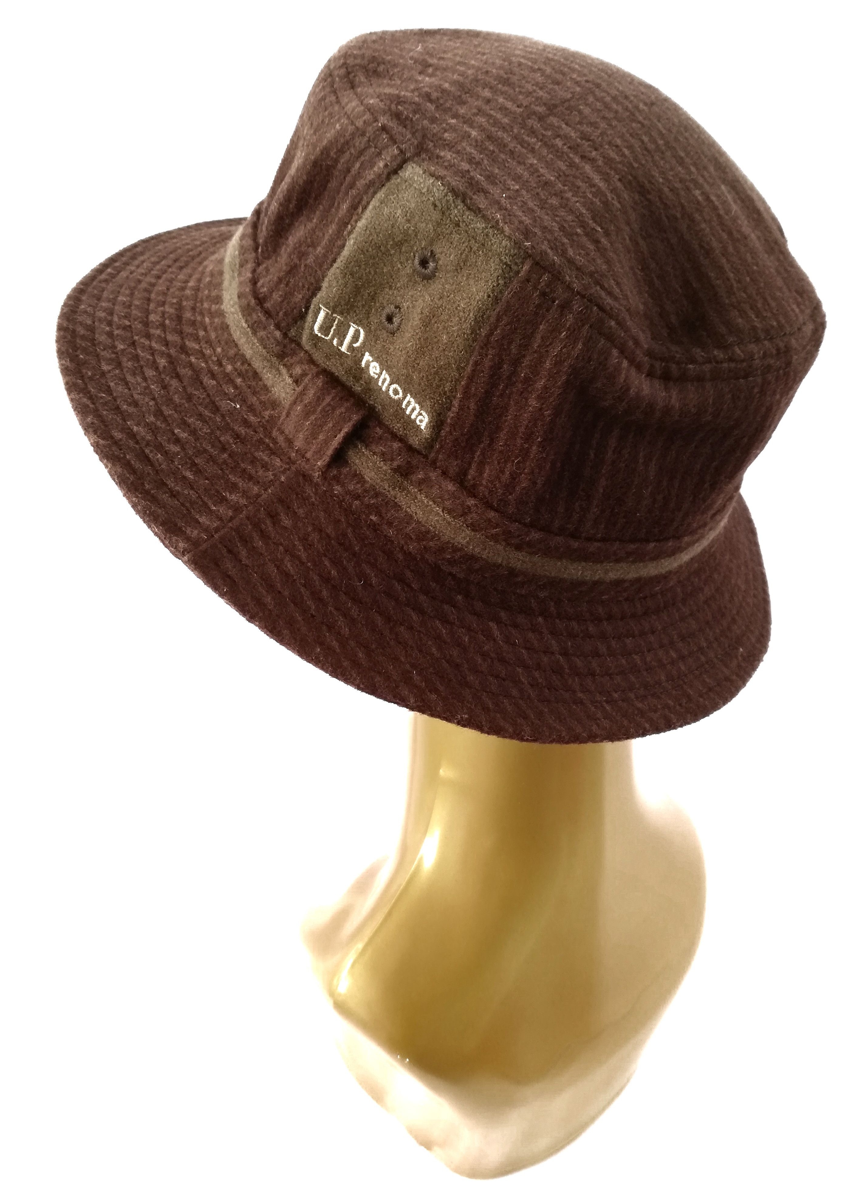 Designer × Renoma × Vintage 🔥Very Rare U.P Renoma Uniforme Prestige Wool Bucket Hat🔥 Size ONE SIZE - 3 Thumbnail