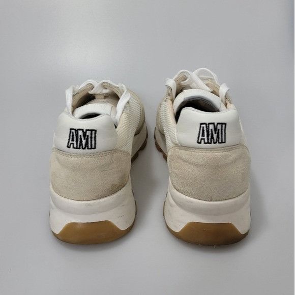 AMI AMI Paris Low-Top Sneakers White Men's EU 44/US 11 $465 Size US 11 / EU 44 - 4 Thumbnail