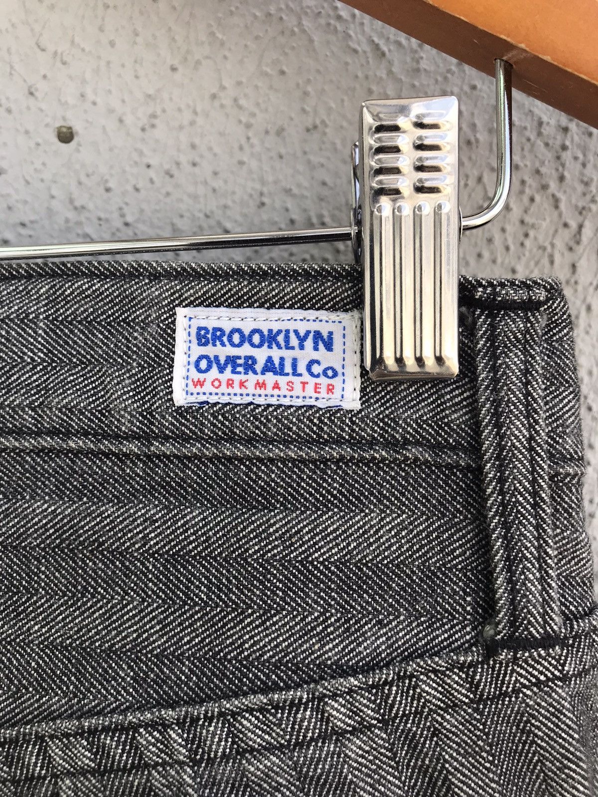 Brooklyn Denim Co. Brooklyn Overall Co Workmaster Heavy Hickory Stripe Jeans Size US 31 - 7 Thumbnail