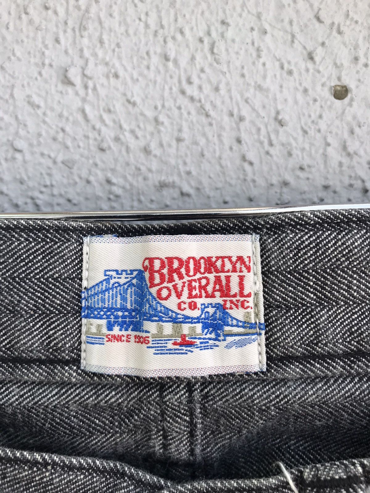 Brooklyn Denim Co. Brooklyn Overall Co Workmaster Heavy Hickory Stripe Jeans Size US 31 - 6 Thumbnail