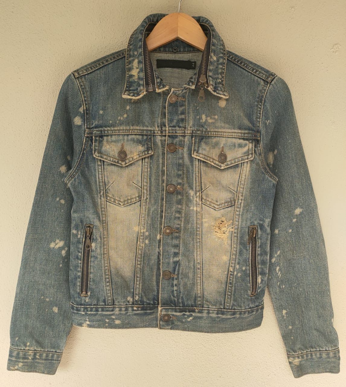 Japanese Brand × Streetwear Fuga Distressed Denim Jacket