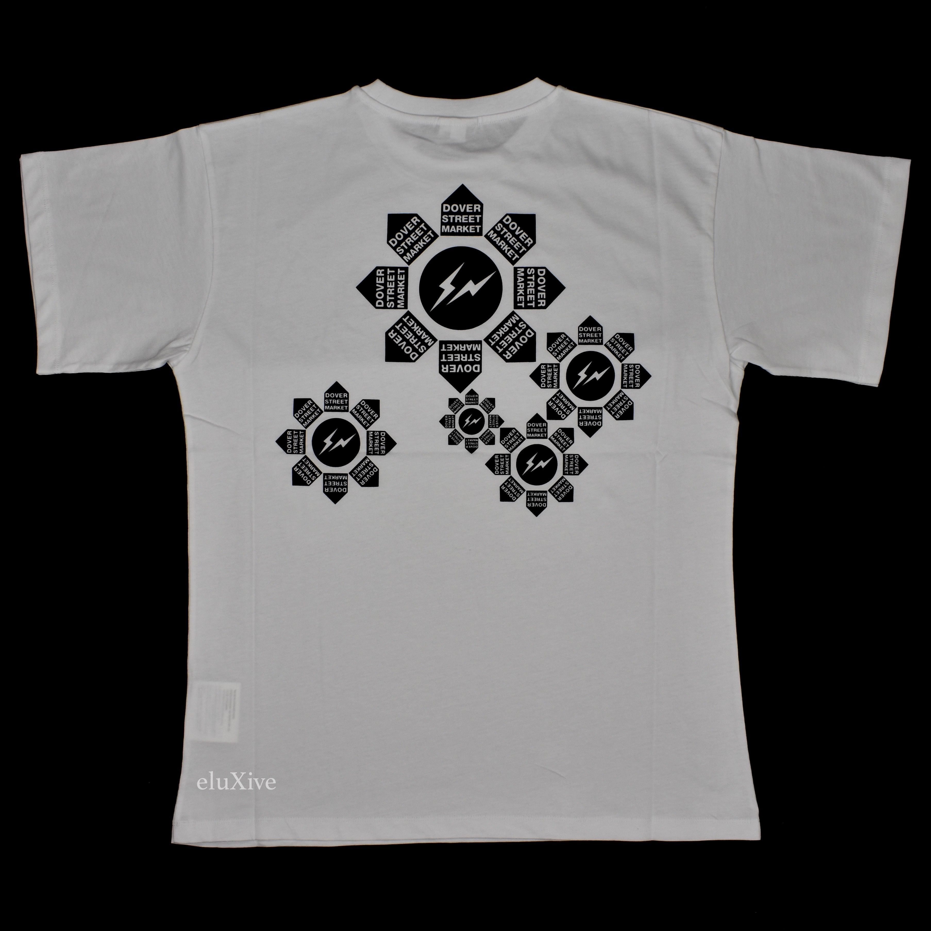 image of Dover Street Market x Fragment Design Fragment Dsm Sunflower Logo T-Shirt White Ds (Size Medium)