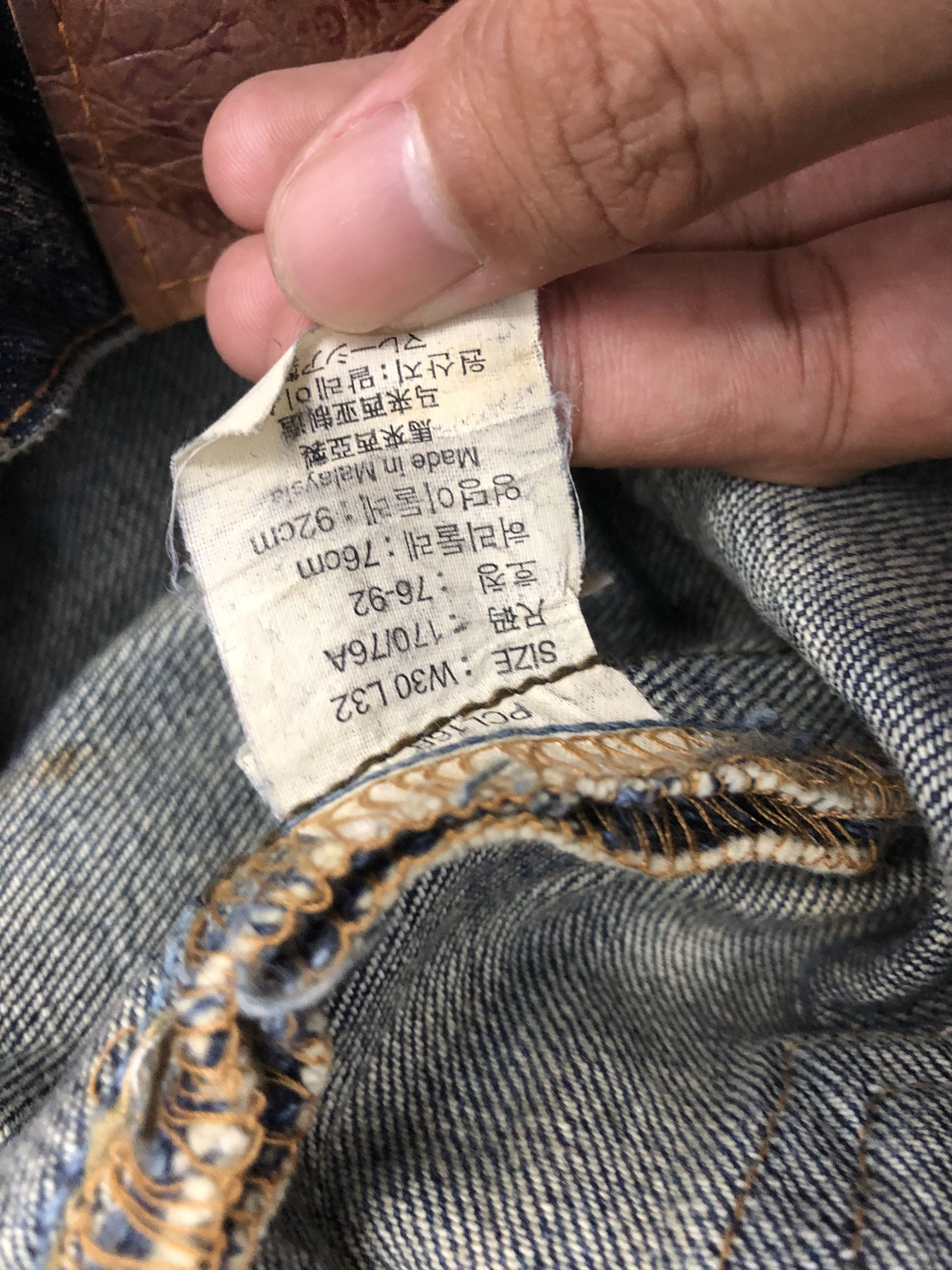 Levi's Vintage 90s Levis 560 Faded Blue Jeans DP1249 Size US 30 / EU 46 - 6 Thumbnail