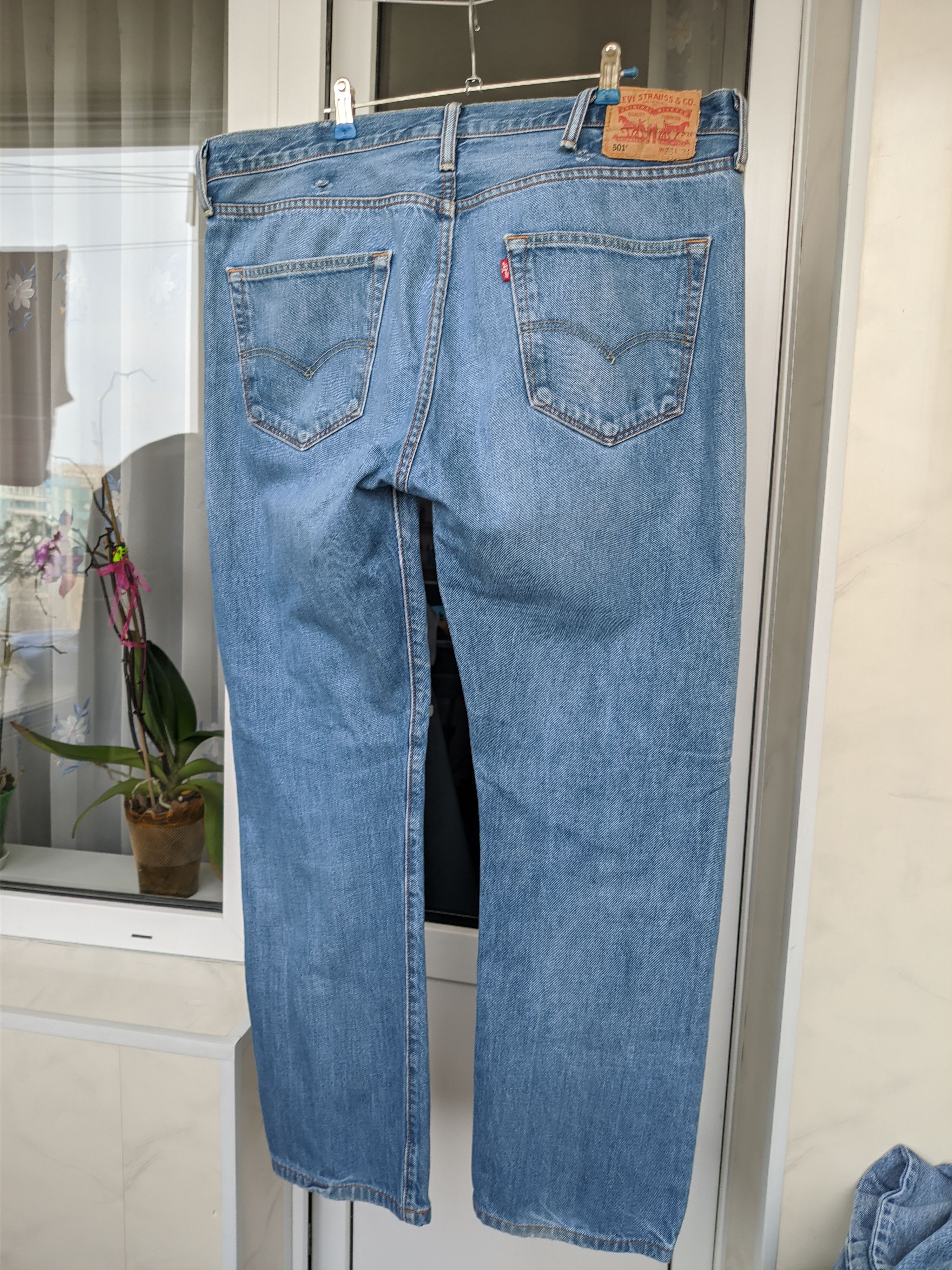 Levi's Levi's 501 Blue Used Denim Pant Size US 36 / EU 52 - 1 Thumbnail