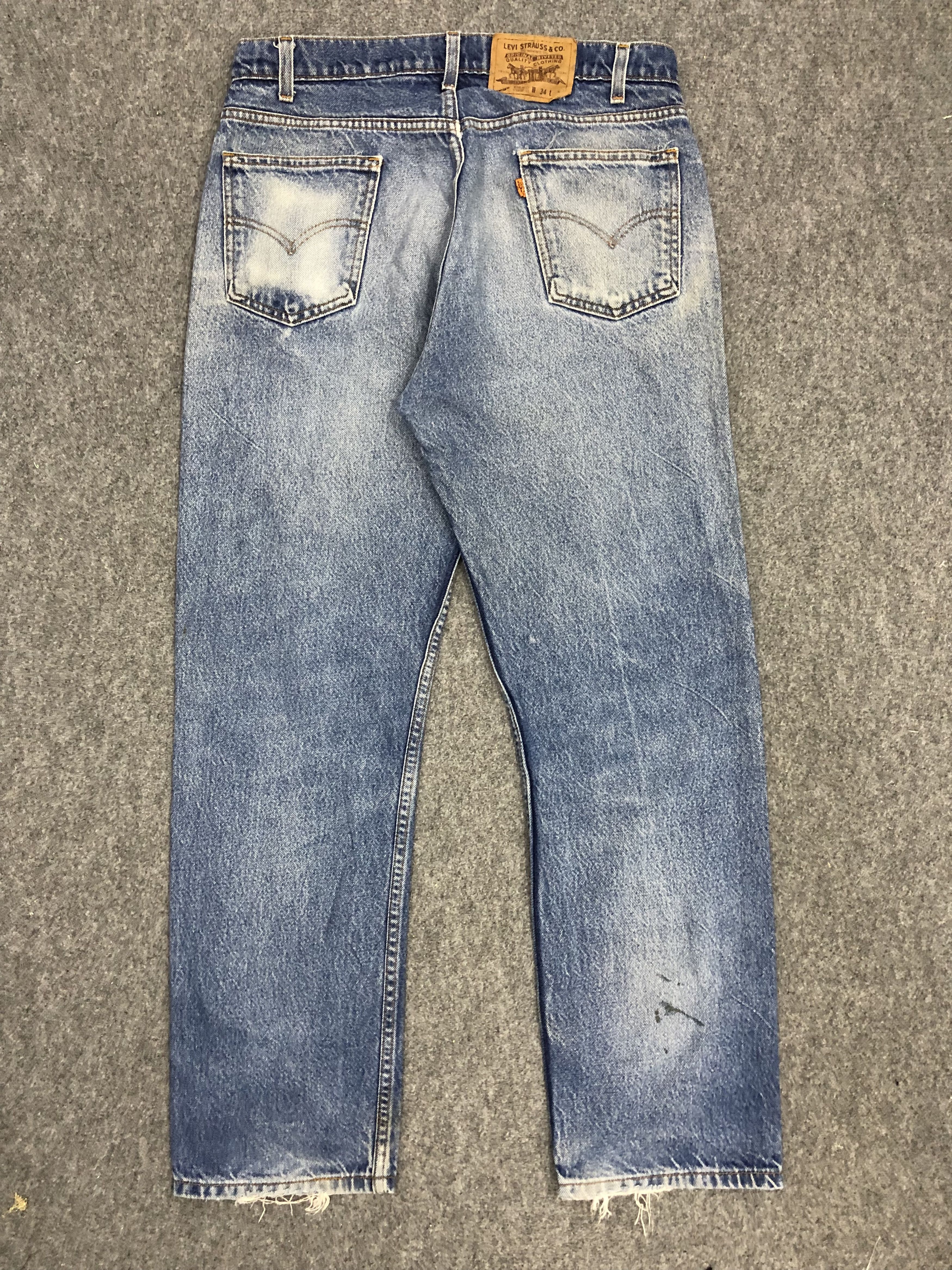 Levi's × Vintage Vintage 90s levis 505 Faded Blue Jeans Size US 34 / EU 50 - 3 Thumbnail