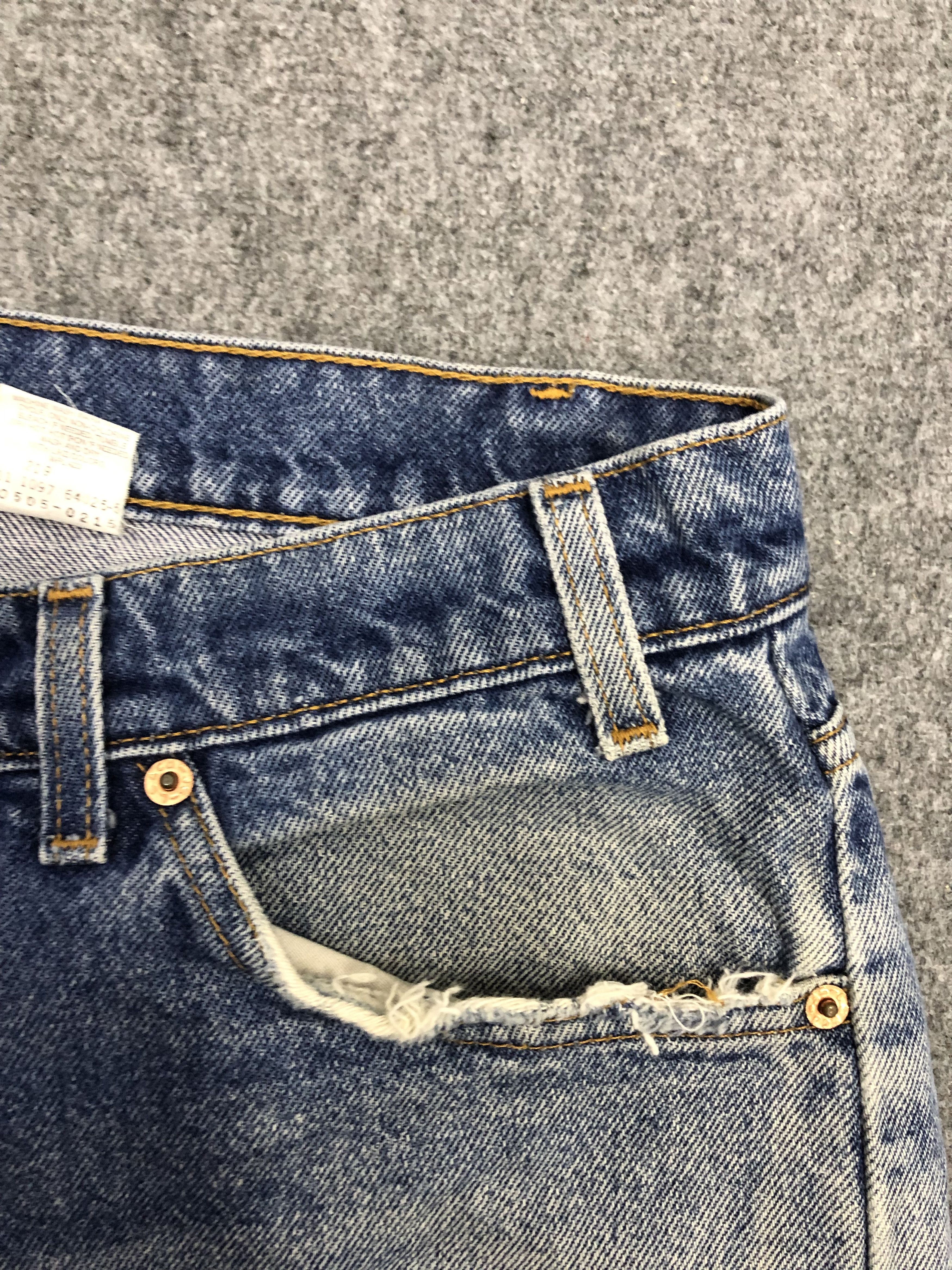 Levi's × Vintage Vintage 90s levis 505 Faded Blue Jeans Size US 34 / EU 50 - 7 Thumbnail