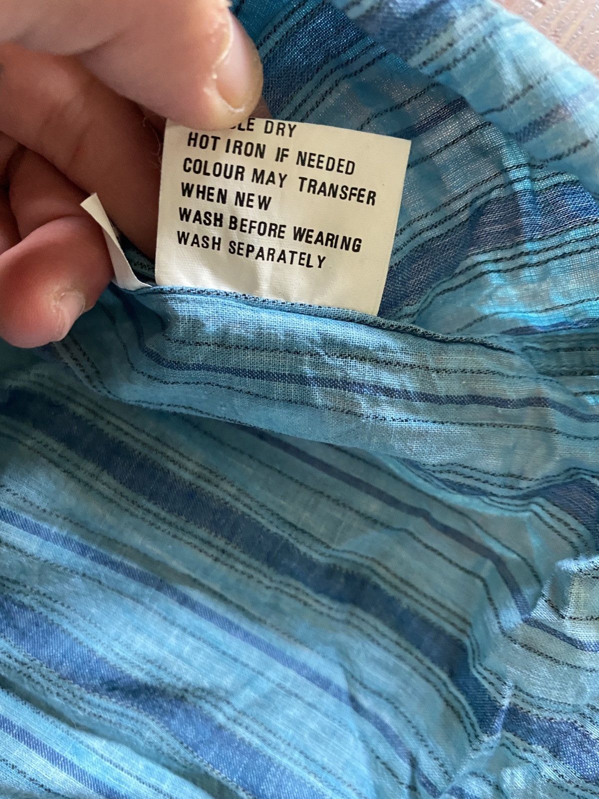 Levi's Vintage NWT ‘90 Levi’s Striped Long Sleeve Button Up Size US M / EU 48-50 / 2 - 12 Thumbnail