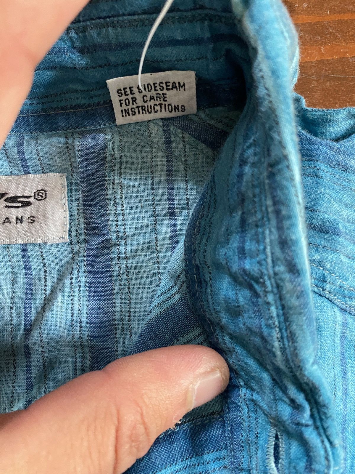 Levi's Vintage NWT ‘90 Levi’s Striped Long Sleeve Button Up Size US M / EU 48-50 / 2 - 9 Thumbnail