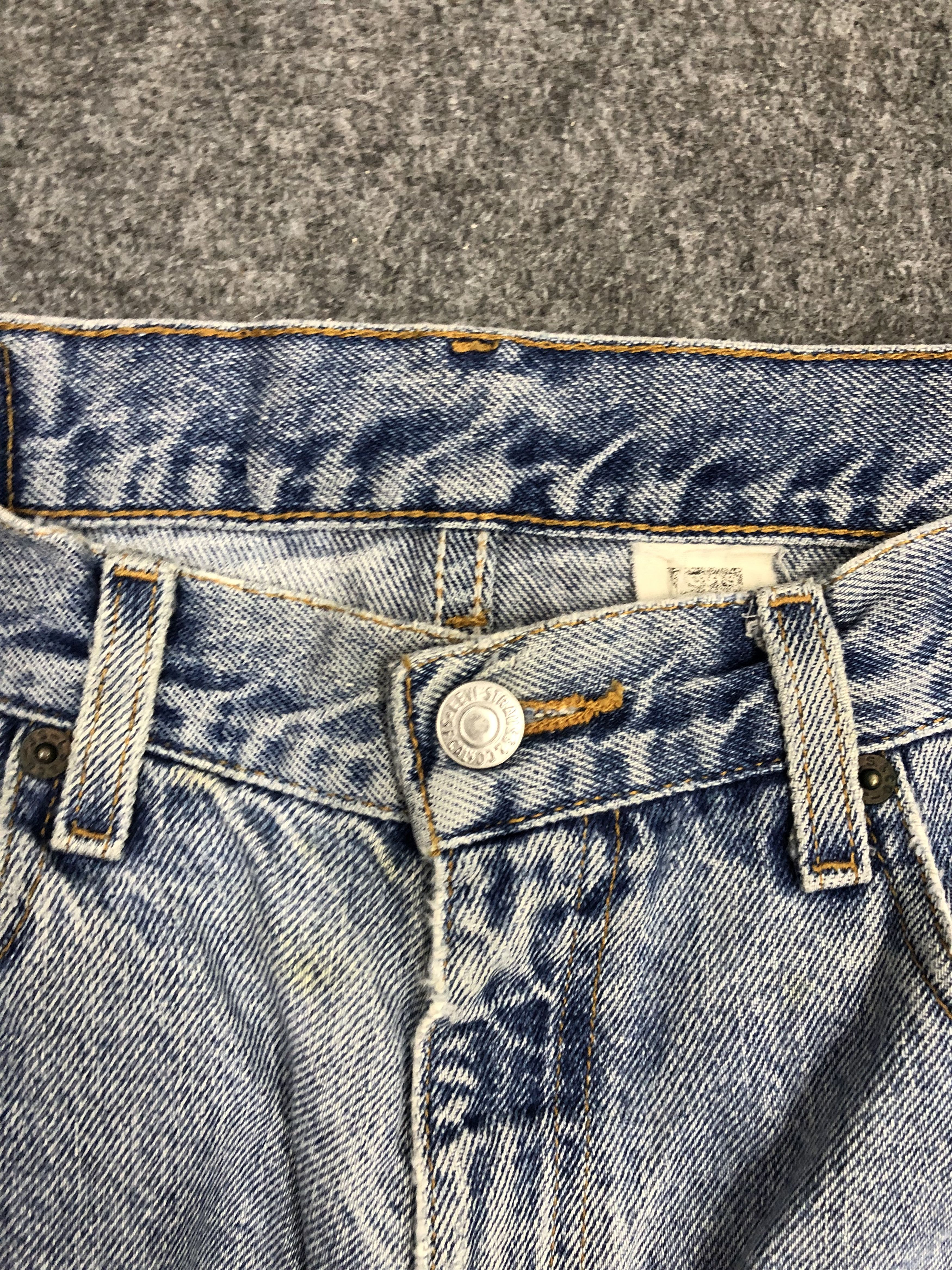Levi's × Vintage Vintage 90s Levis 550 Faded Blue Baggy Jeans DP1256 Size US 34 / EU 50 - 9 Thumbnail