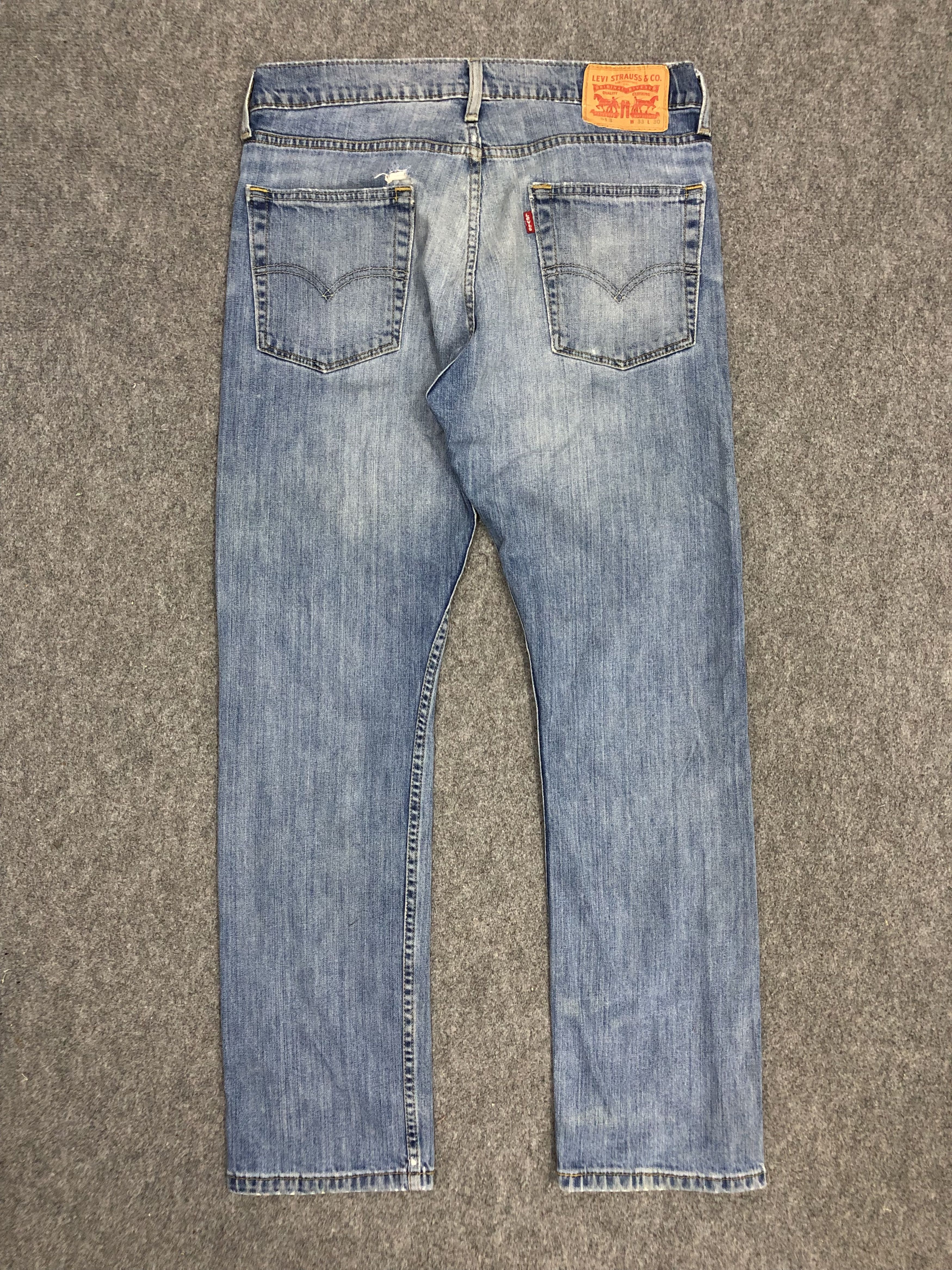 Levi's × Vintage Vintage Levis 513 Faded Blue Jeans Size US 34 / EU 50 - 3 Thumbnail