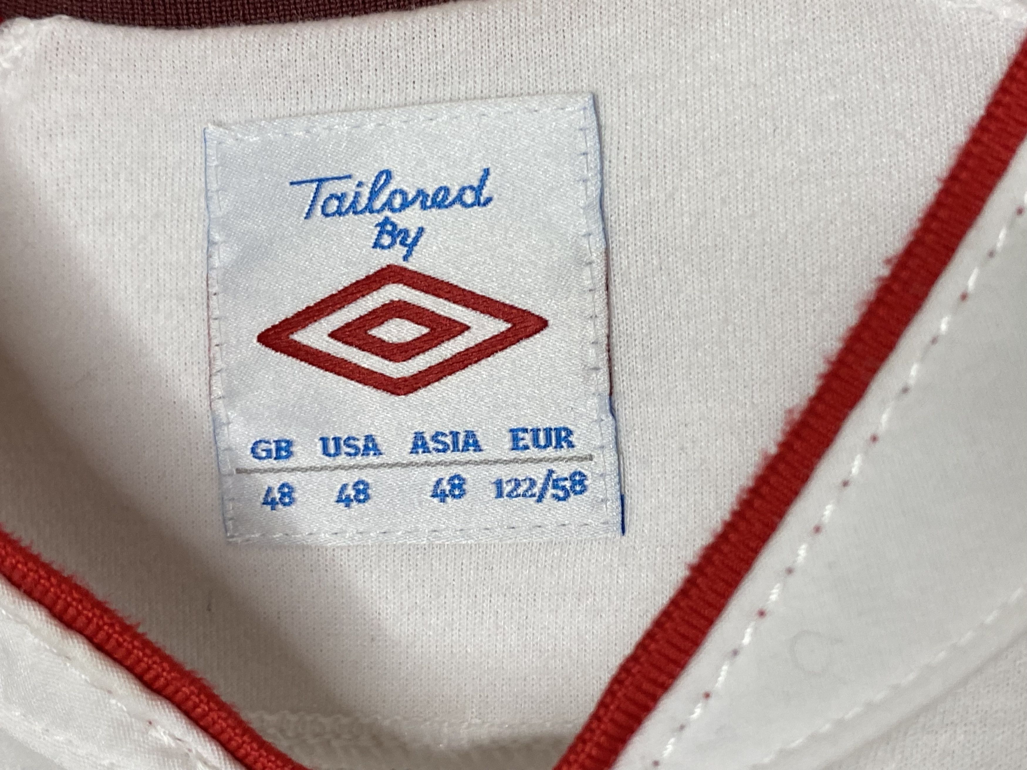Umbro ENGLAND NATIONAL TEAM 2012 HOME FOOTBALL SHIRT SOCCER JERSEY Size US XL / EU 56 / 4 - 5 Thumbnail