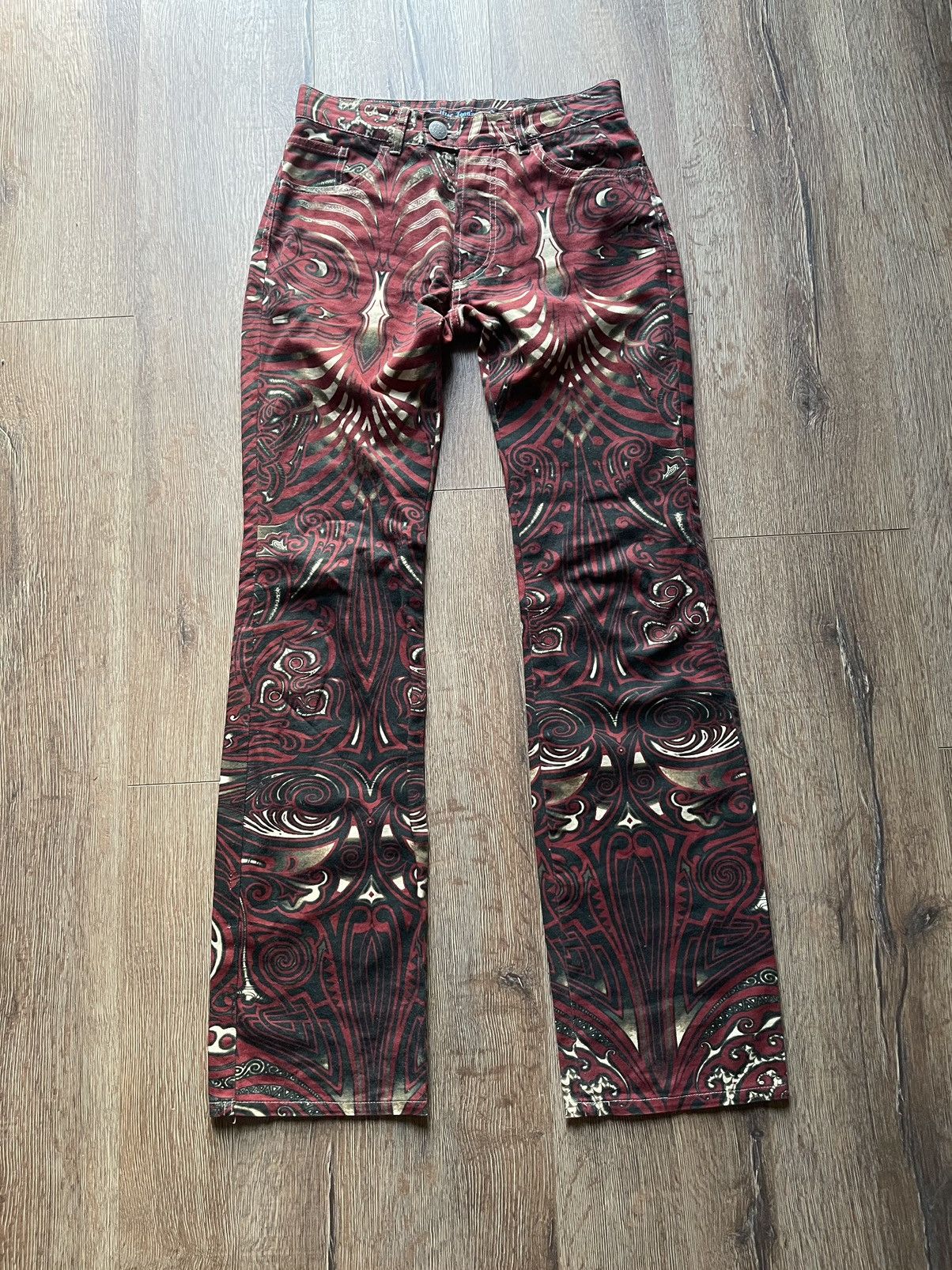 Jean Paul Gautier Archive ethnic tattoo denim