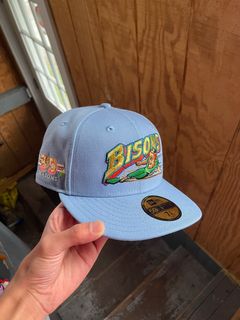 7 1/4 - Buffalo Bisons Wheat Icy UV Topperz Exclusive New Era Fitted