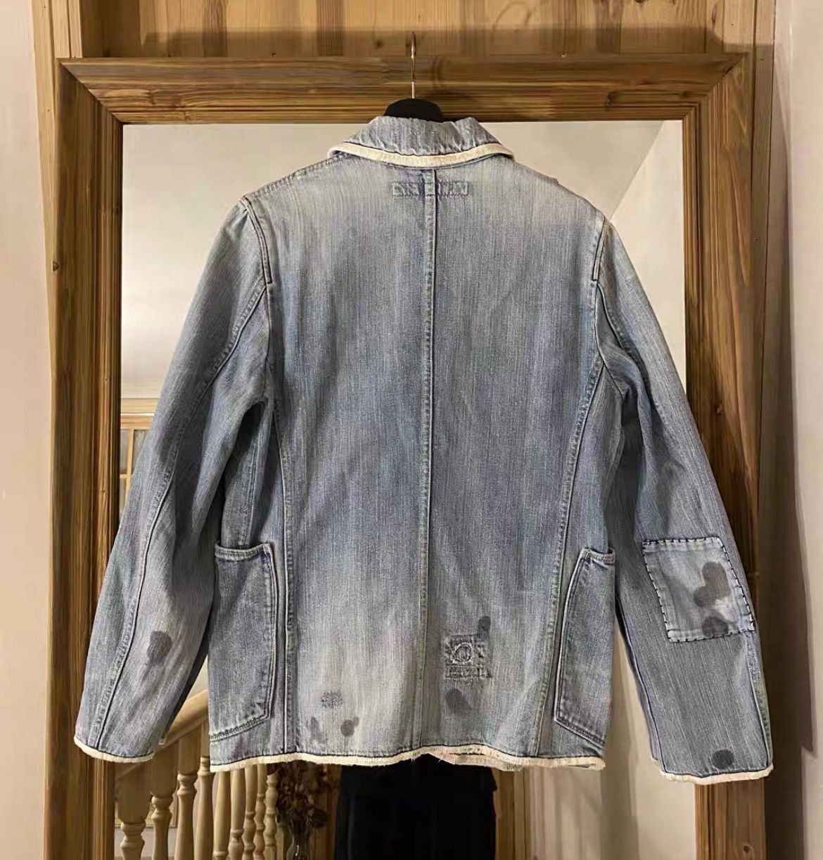 Kapital Kapital Denim JKT DMGD Size US S / EU 44-46 / 1 - 3 Thumbnail