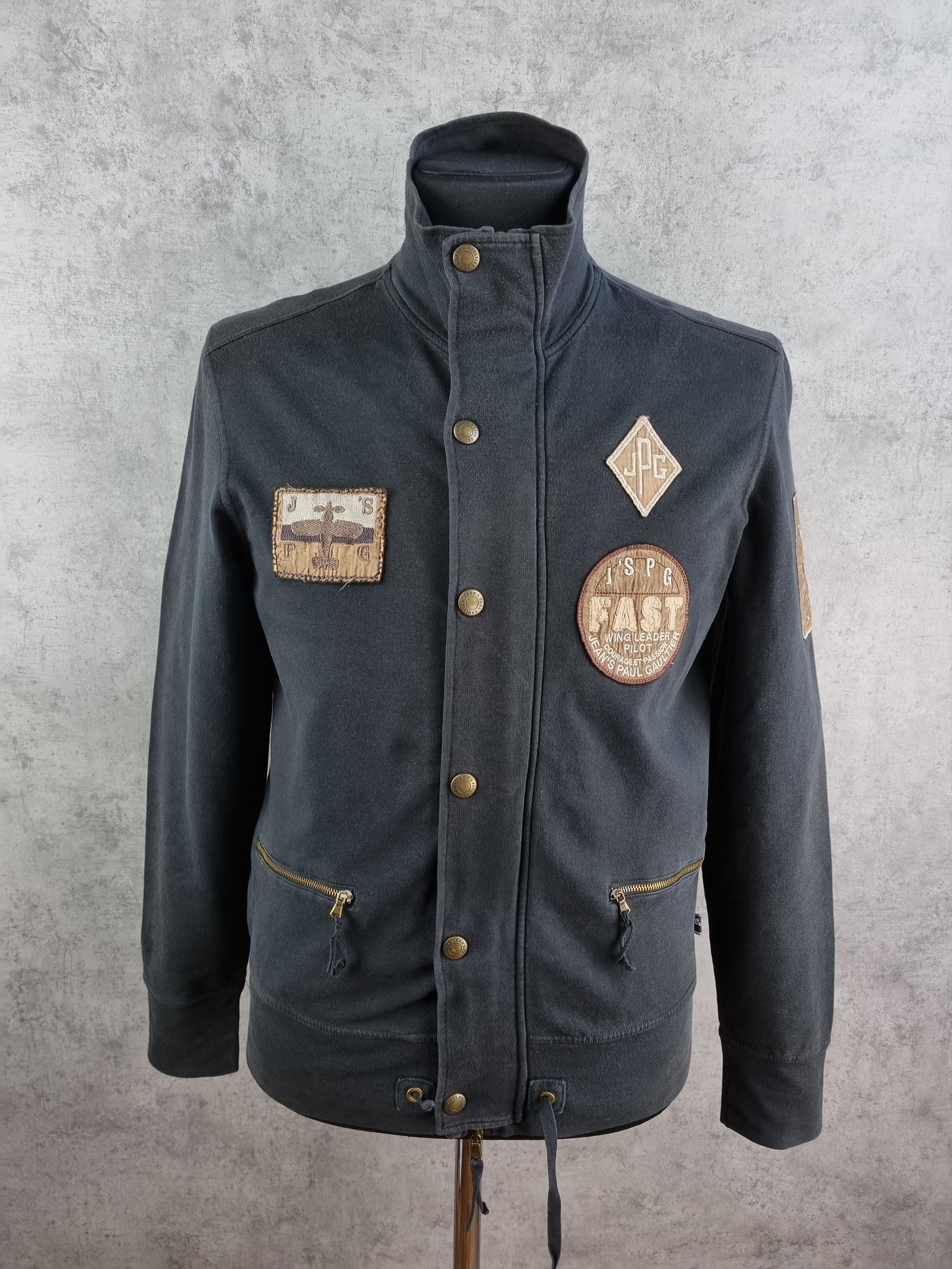 Jean Paul Gaultier 1999 Fade JEAN PAUL GAULTIER Aviator Patches Vintage Jacket Size US M / EU 48-50 / 2 - 1 Thumbnail