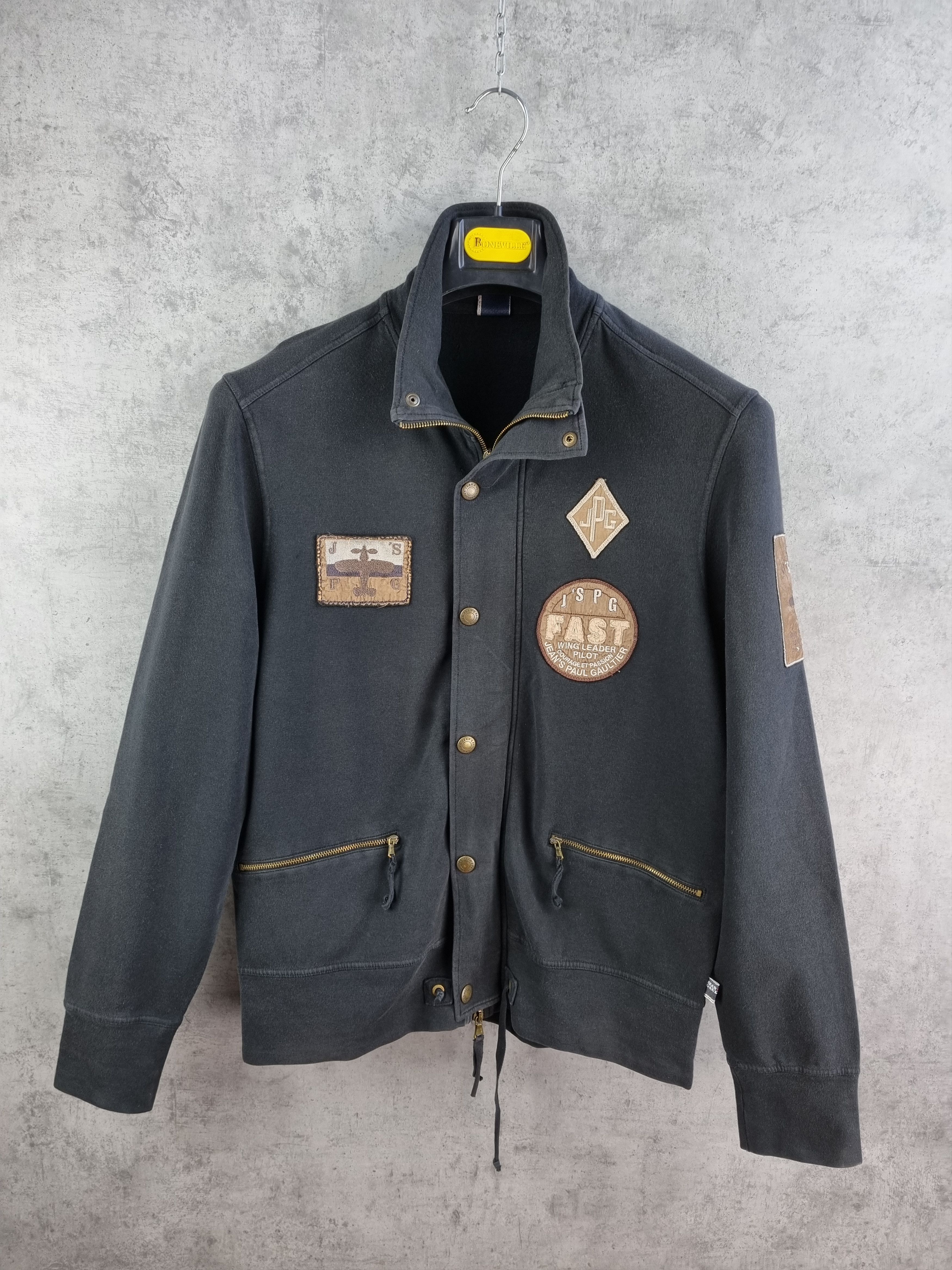 Jean Paul Gaultier 1999 Fade JEAN PAUL GAULTIER Aviator Patches Vintage Jacket Size US M / EU 48-50 / 2 - 2 Thumbnail