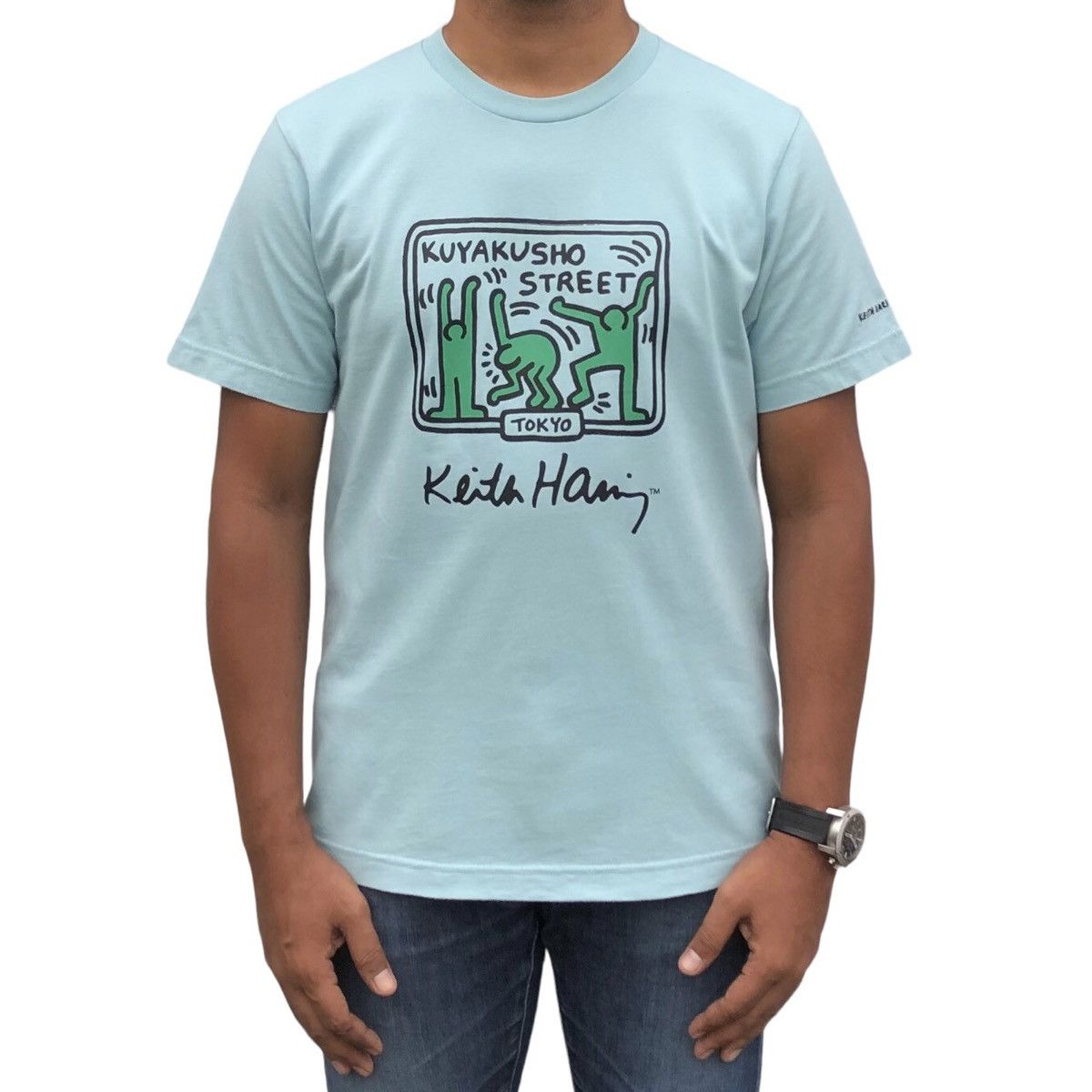 Keith Haring Keith Haring X Tokyo Short Sleeves UT Graphic T-Shirt Size US M / EU 48-50 / 2 - 2 Thumbnail