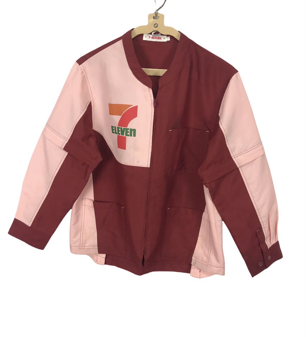 Vintage 7-eleven zipper long sleeve