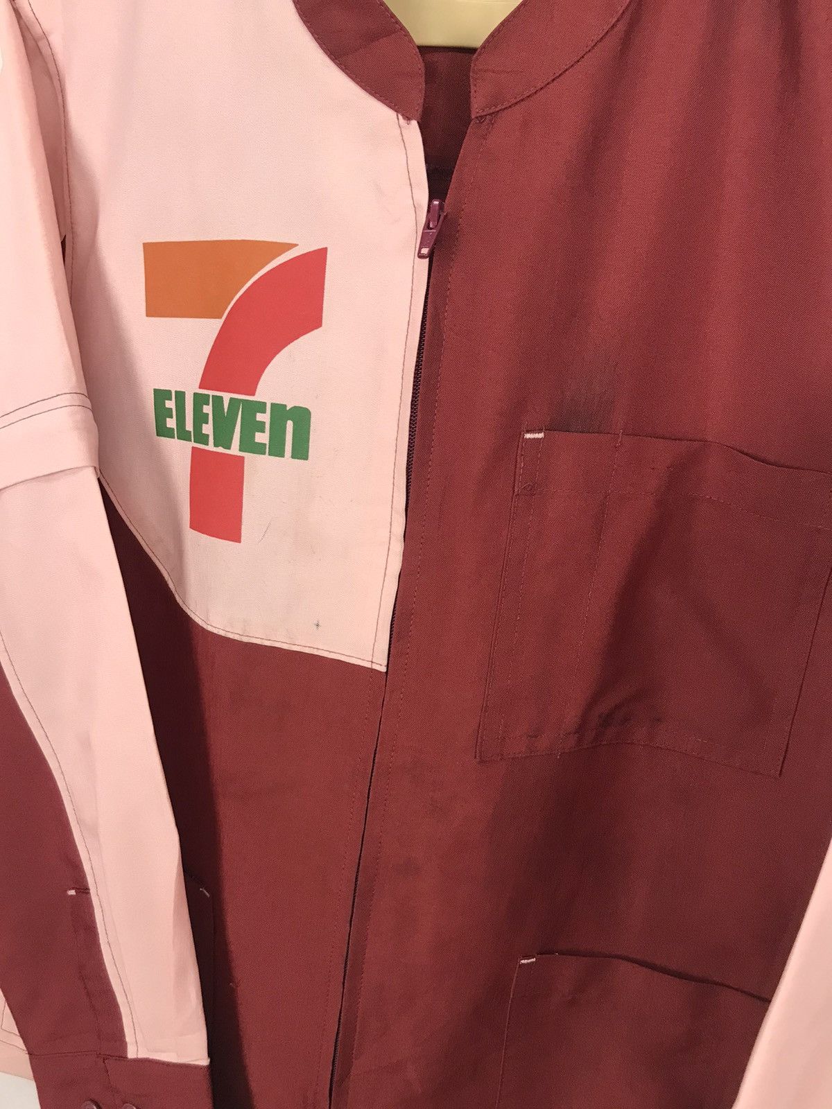 Japanese Brand × Vintage Vintage 7-eleven zipper long sleeve Size US S / EU 44-46 / 1 - 4 Thumbnail