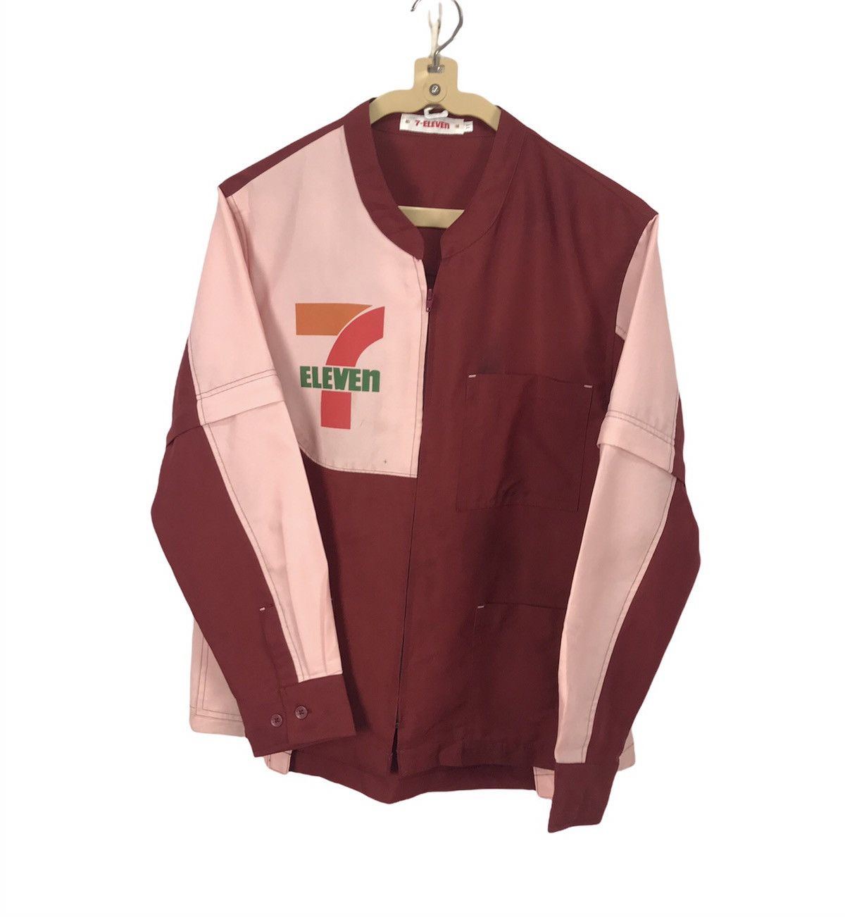 Japanese Brand × Vintage Vintage 7-eleven zipper long sleeve Size US S / EU 44-46 / 1 - 2 Thumbnail
