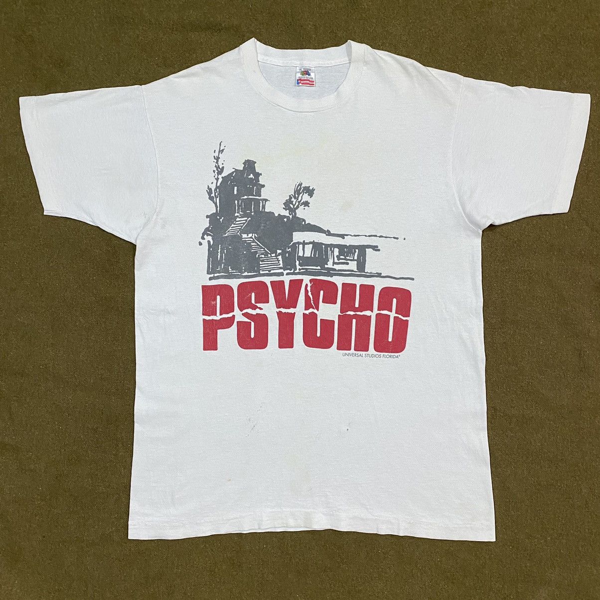 Expert Horror × Movie × Vintage VINTAGE 90S PSYCHO MOVIE T-SHIRT 