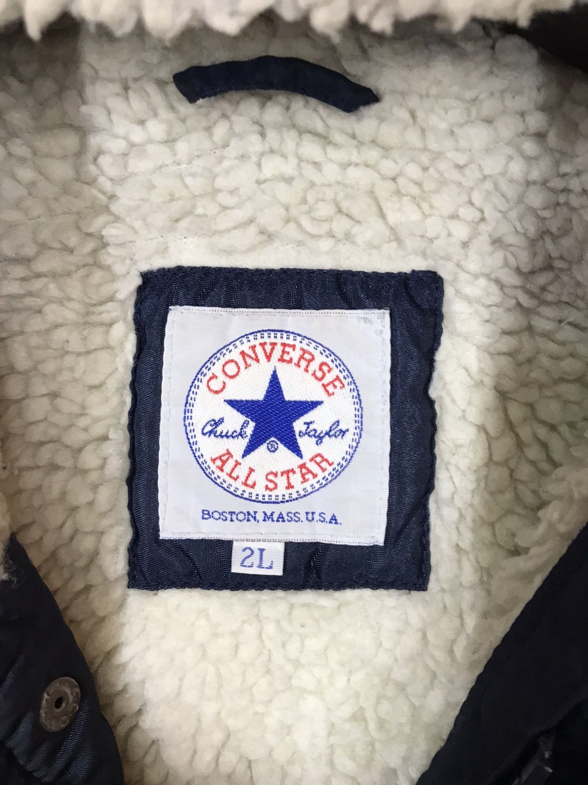 Converse × Vintage ‼️VINTAGE CONVERSE ALL STAR UNITED STATES EMBOIDERY JACKET‼️ Size US XXL / EU 58 / 5 - 7 Thumbnail
